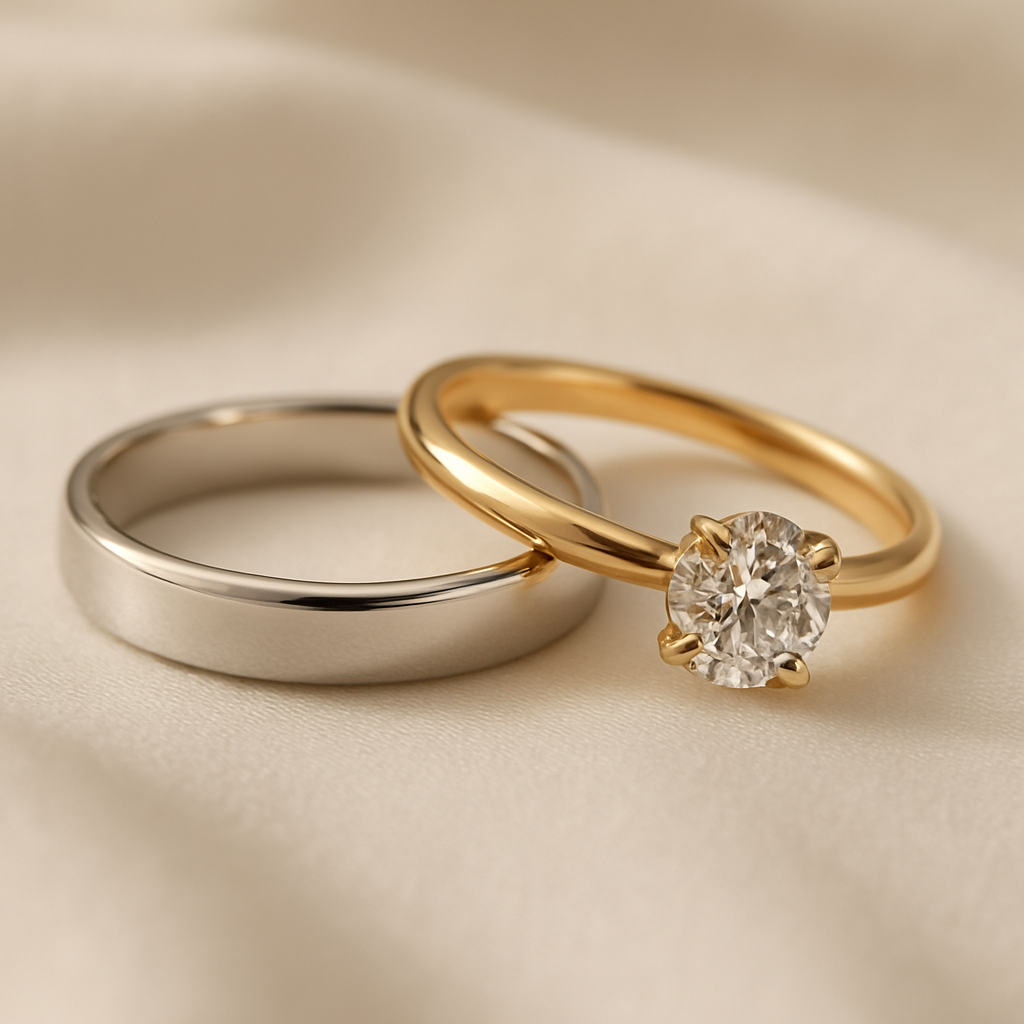 Mixing Metals: Can You Pair a White Gold Band with a Yellow Gold Ring?