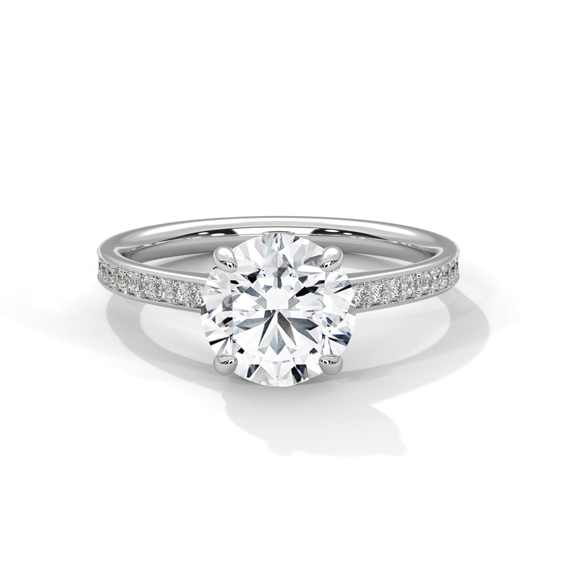 Eternal Brilliance 1CT Round Lab-Grown Diamond Engagement Ring | 1.21 CTW