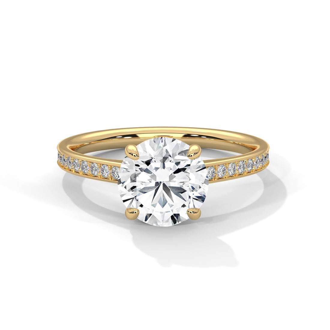 Eternal Brilliance 1CT Round Lab-Grown Diamond Engagement Ring | 1.21 CTW
