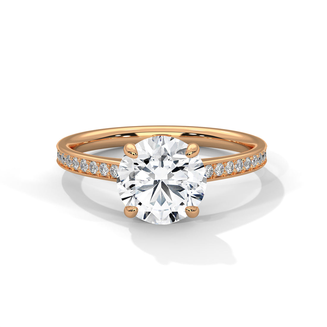 Eternal Brilliance 1CT Round Lab-Grown Diamond Engagement Ring | 1.21 CTW