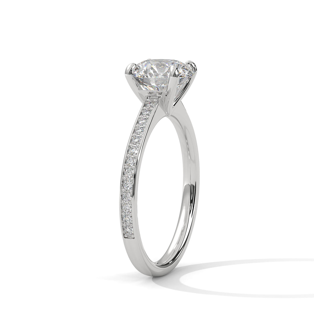 Eternal Brilliance 1CT Round Lab-Grown Diamond Engagement Ring | 1.21 CTW