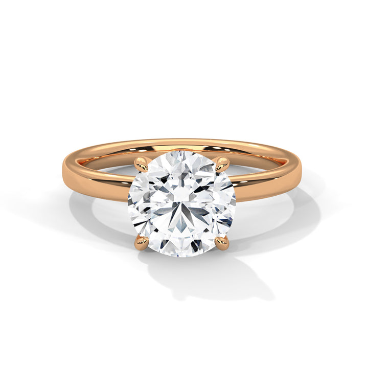 Vesper 1.5ct Round Lab-Grown Diamond Solitaire Engagement Ring