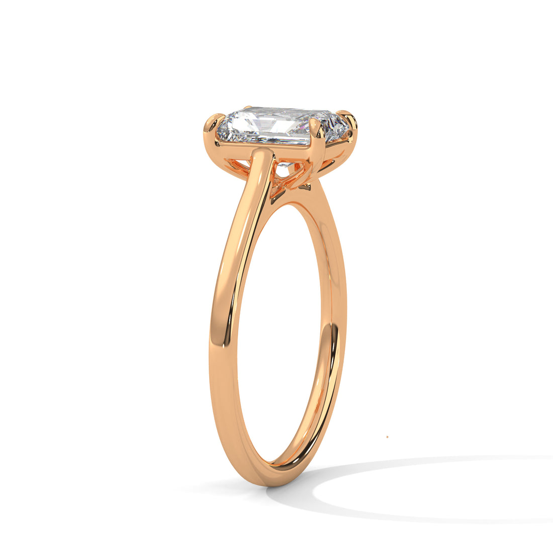 Elysian Grace 1.5CT Emerald Lab-Grown Diamond Engagement Ring | 1.5 CTW