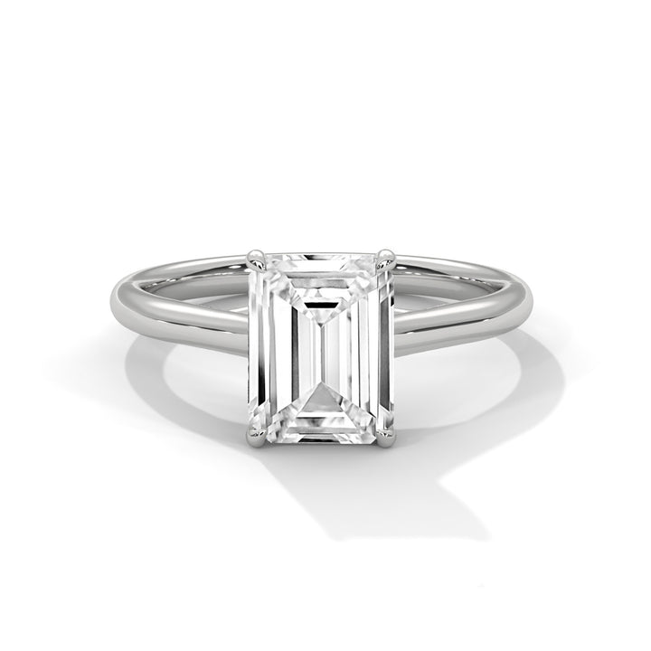 Celeste 2 CT Cushion Diamond Solitaire Engagement Ring | 14K & 18K Gold