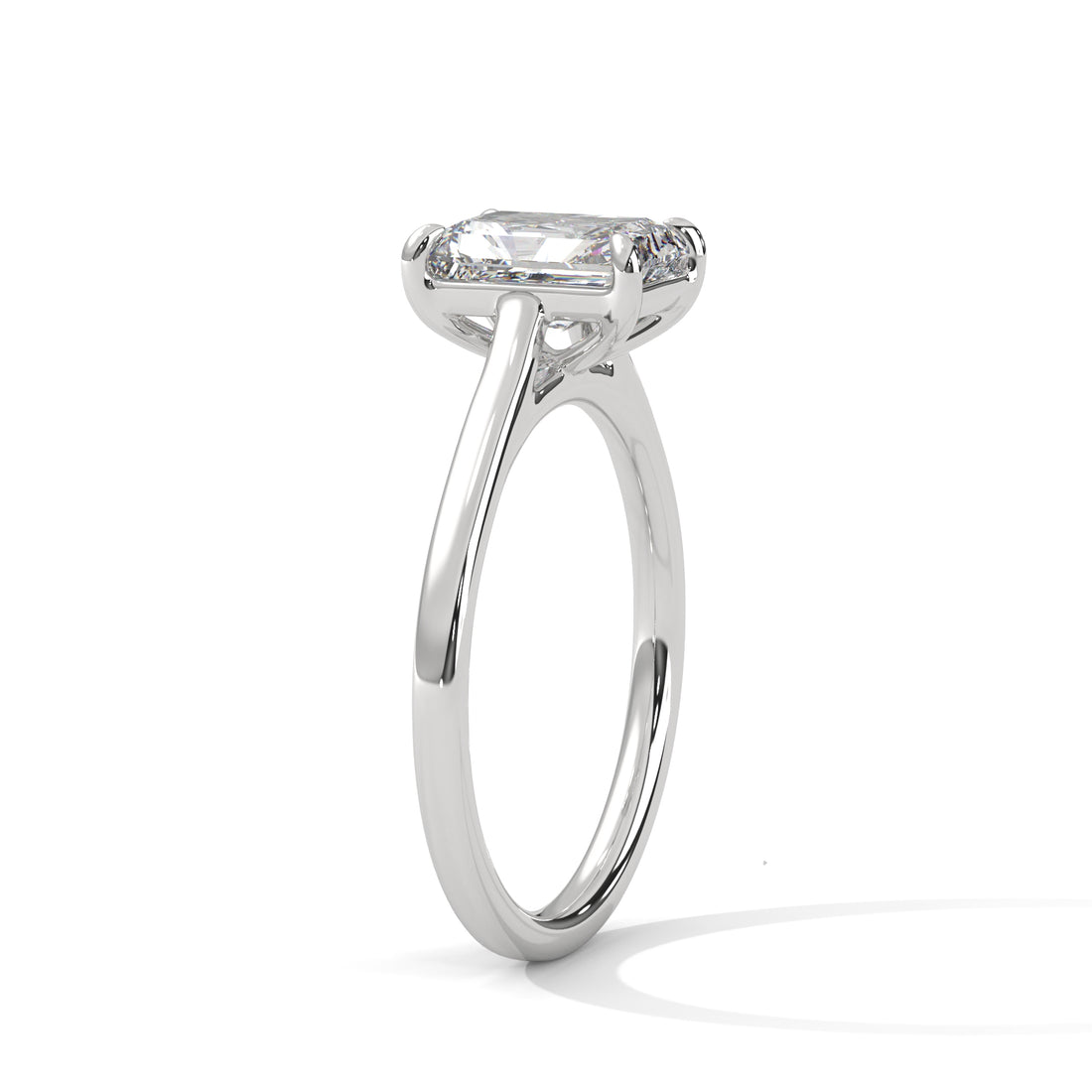 Elysian Grace 1.5CT Emerald Lab-Grown Diamond Engagement Ring | 1.5 CTW