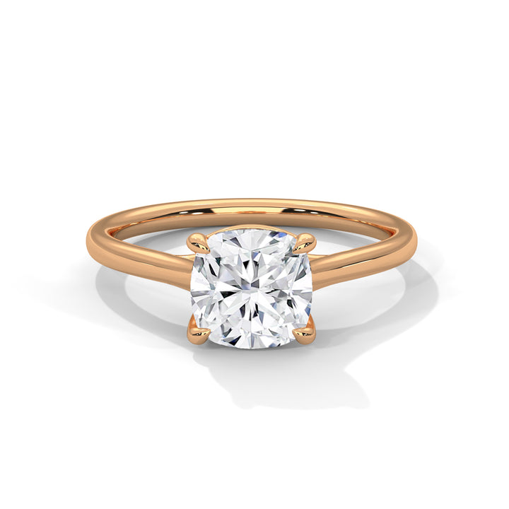 Mira 1.5ct Cushion Lab-Grown Diamond Solitaire Engagement Ring
