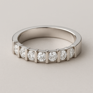 💎 Bar Setting: The Sleek and Secure Diamond Style