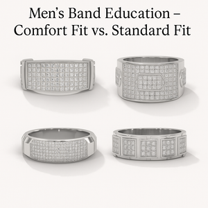 Men’s Band Education – Comfort Fit vs. Standard Fit