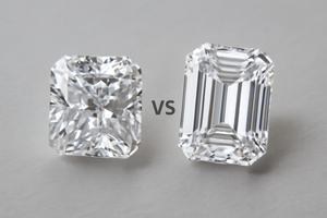 Radiant Cut Diamond vs Emerald Cut Diamond: Choosing the Right Sparkle for You