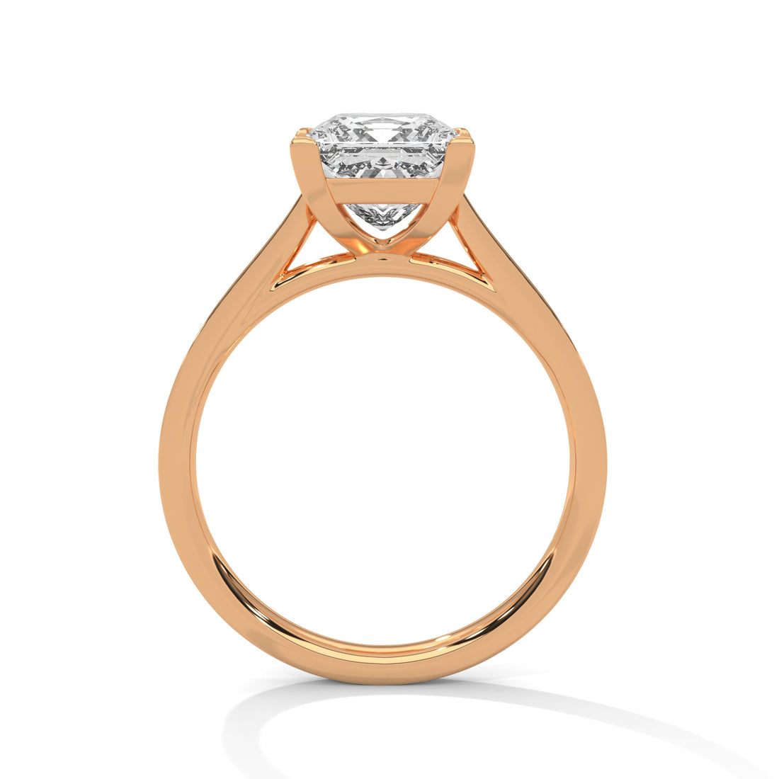 Eternal Grace 1.5 CT Princess-Cut Lab Grown Diamond Pave Ring | 1.74 CTW