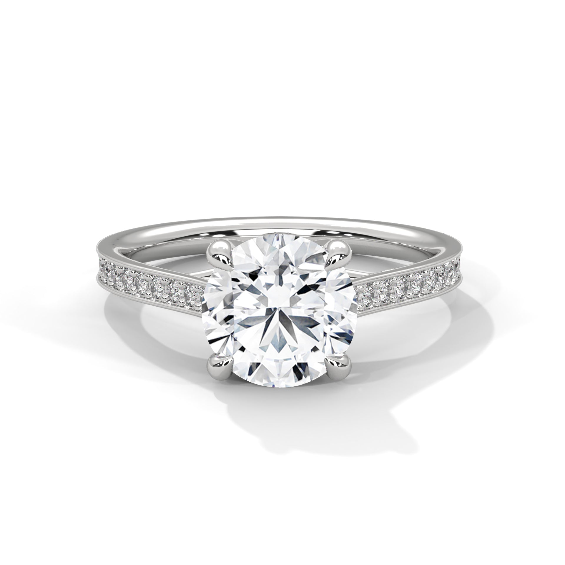 Eternal Spark 1CT Round Lab-Grown Diamond Ring | 1.24 CTW