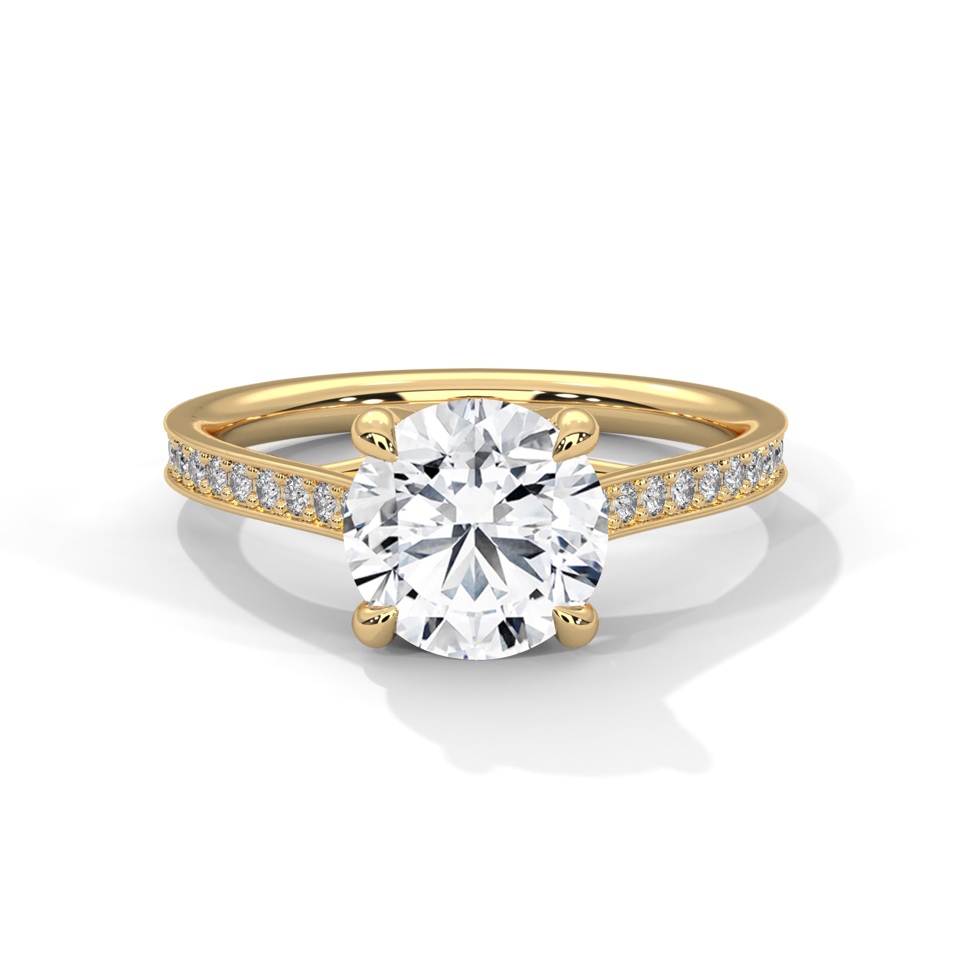 Eternal Spark 1CT Round Lab-Grown Diamond Ring | 1.24 CTW
