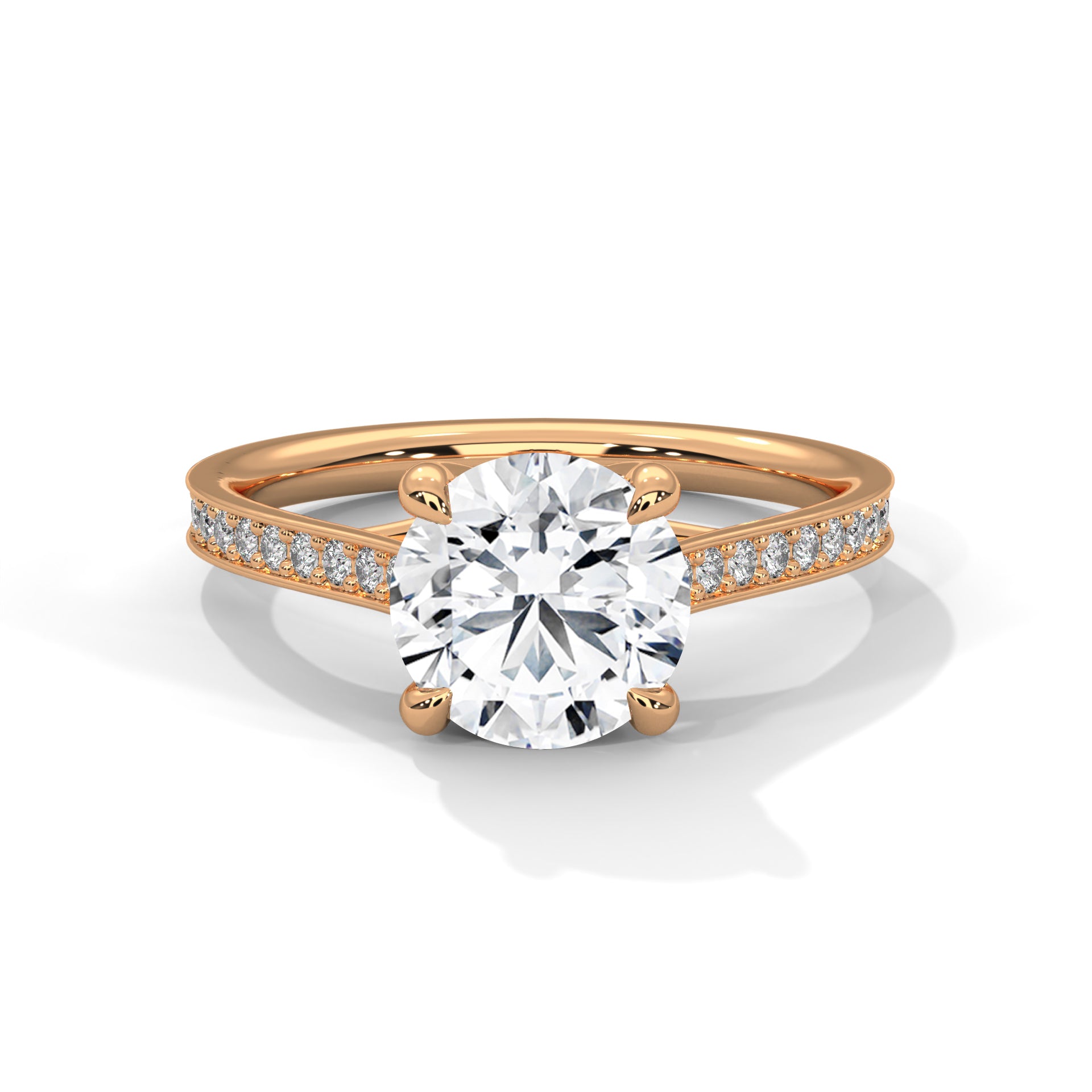 Eternal Spark 1CT Round Lab-Grown Diamond Ring | 1.24 CTW
