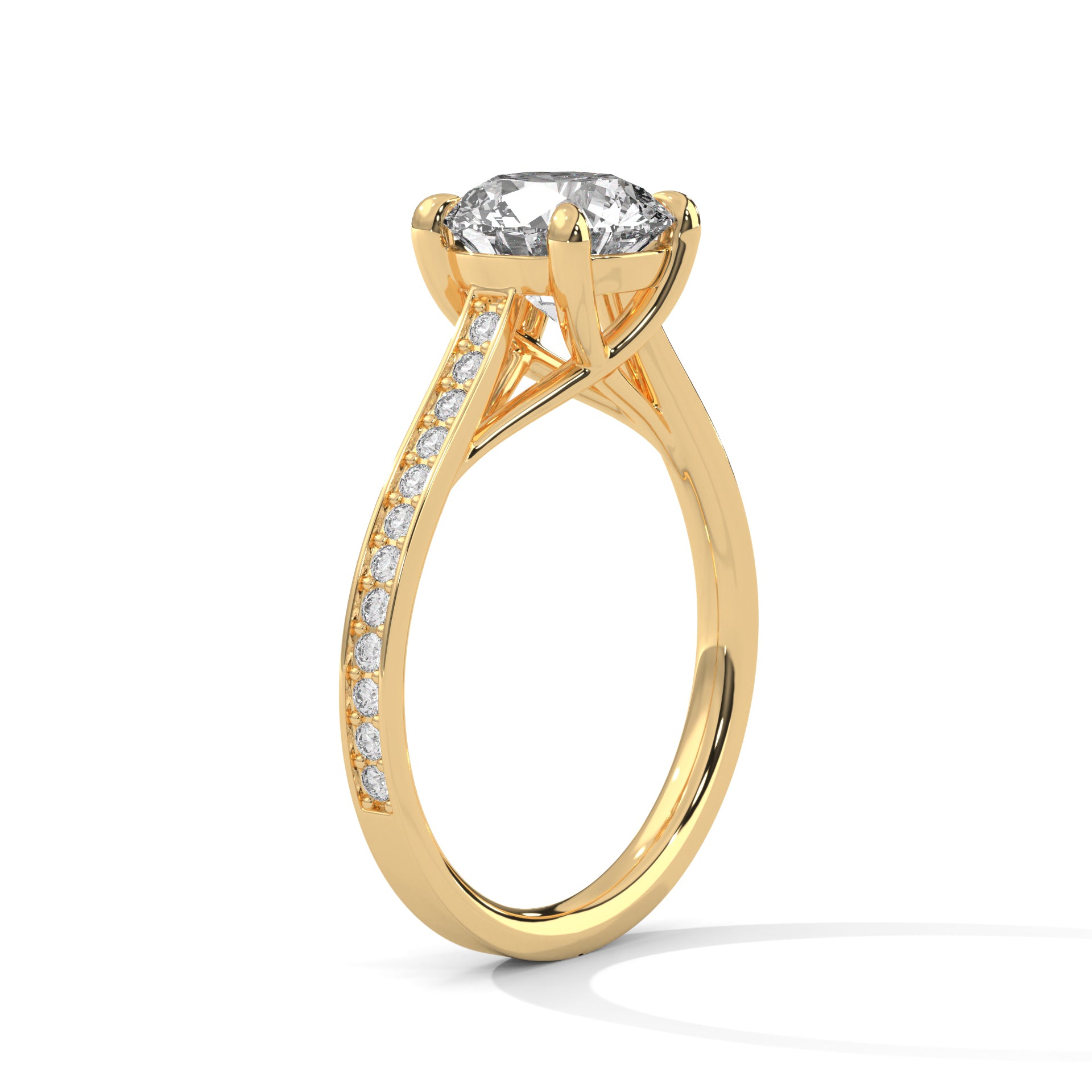 Eternal Spark 1CT Round Lab-Grown Diamond Ring | 1.24 CTW