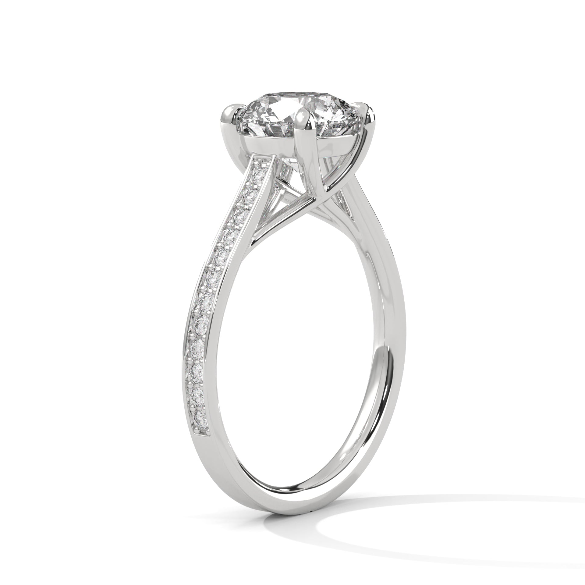 Eternal Spark 1CT Round Lab-Grown Diamond Ring | 1.24 CTW
