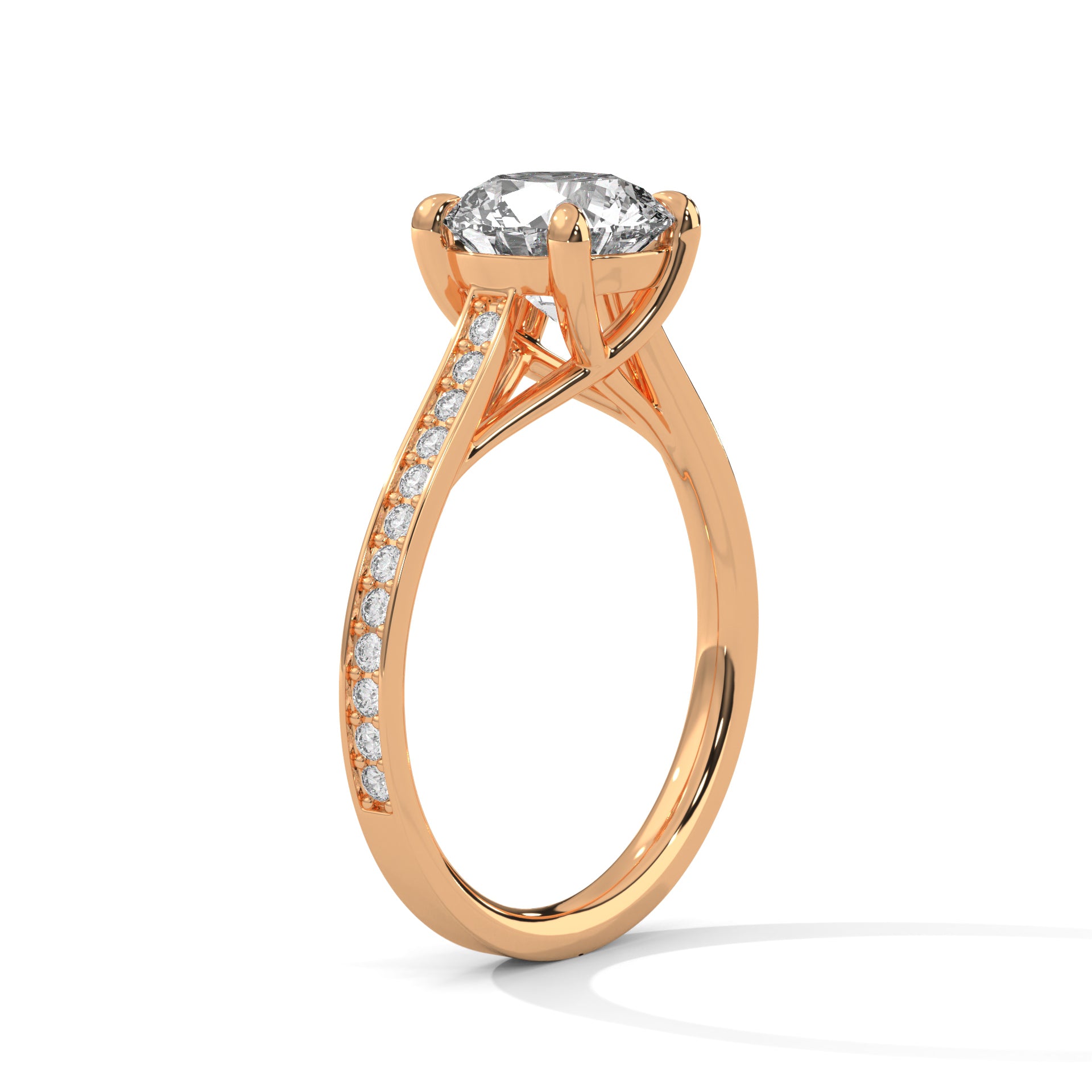 Eternal Spark 1CT Round Lab-Grown Diamond Ring | 1.24 CTW