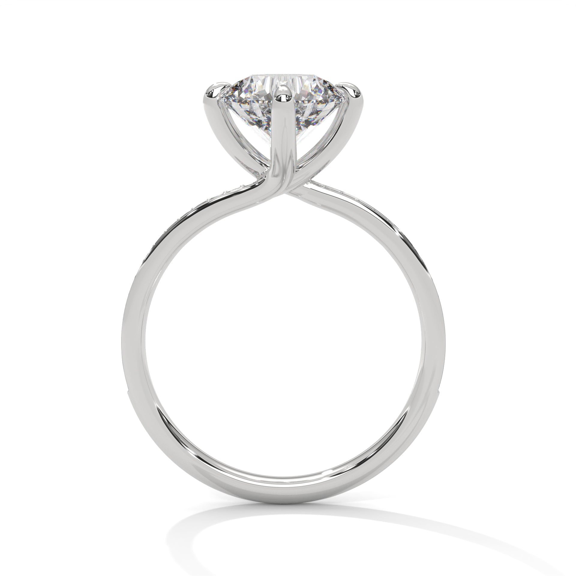 Celestial Glow 1 CT Round Lab-Grown Diamond Ring | 1.15 CTW