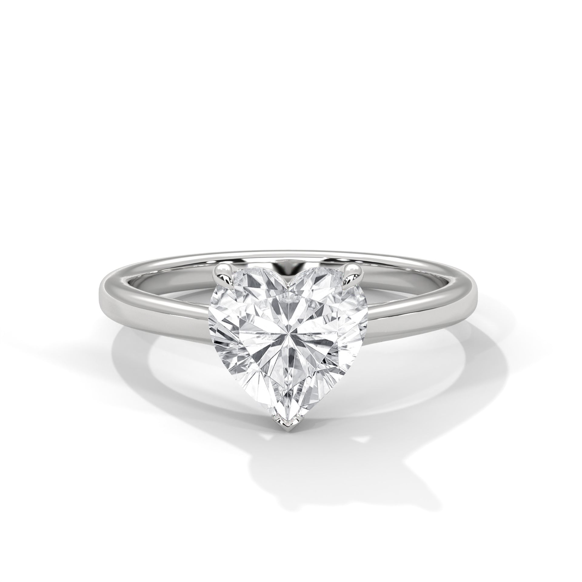 Endless Love 1.5 CT Heart Cut Lab-Grown Diamond Ring