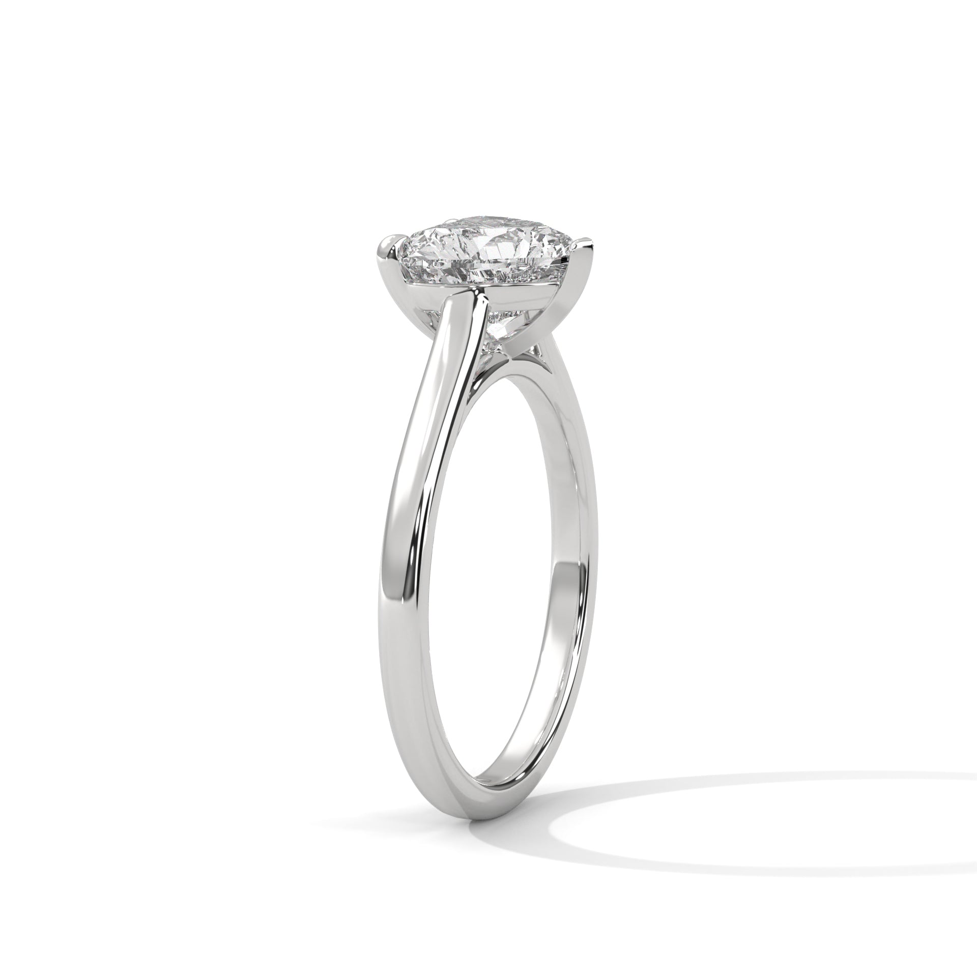 Endless Love 1.5 CT Heart Cut Lab-Grown Diamond Ring