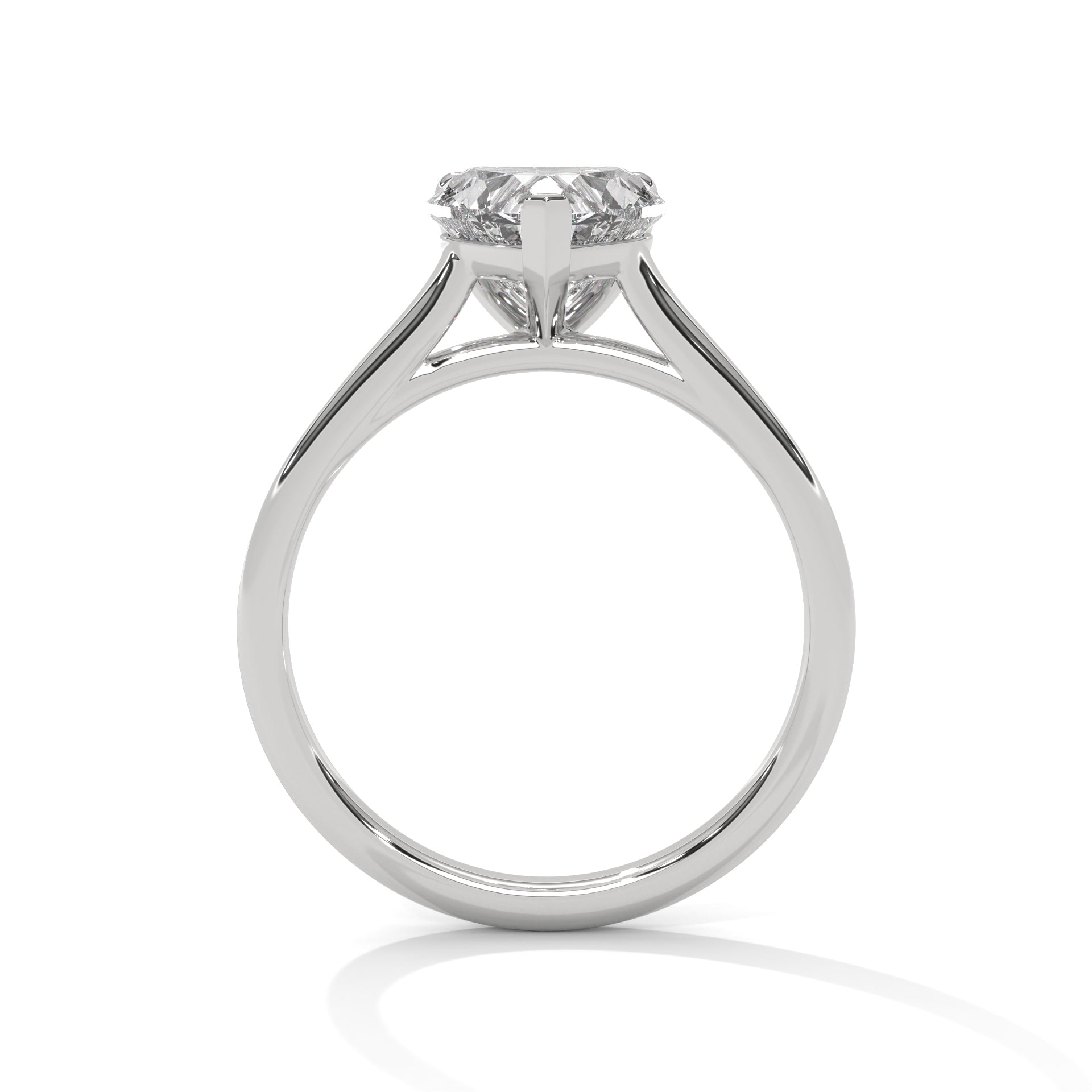 Endless Love 1.5 CT Heart Cut Lab-Grown Diamond Ring
