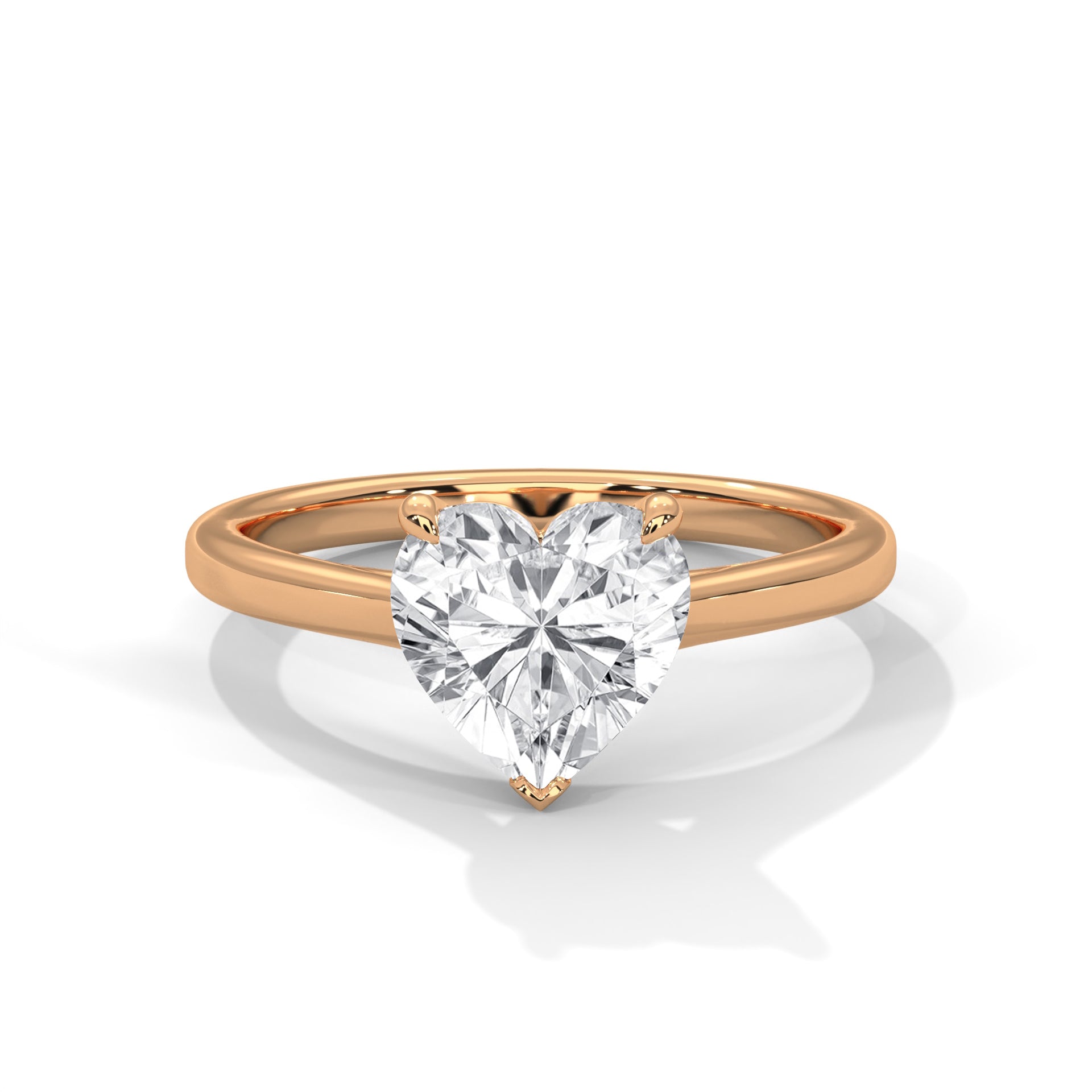 Endless Love 1.5 CT Heart Cut Lab-Grown Diamond Ring