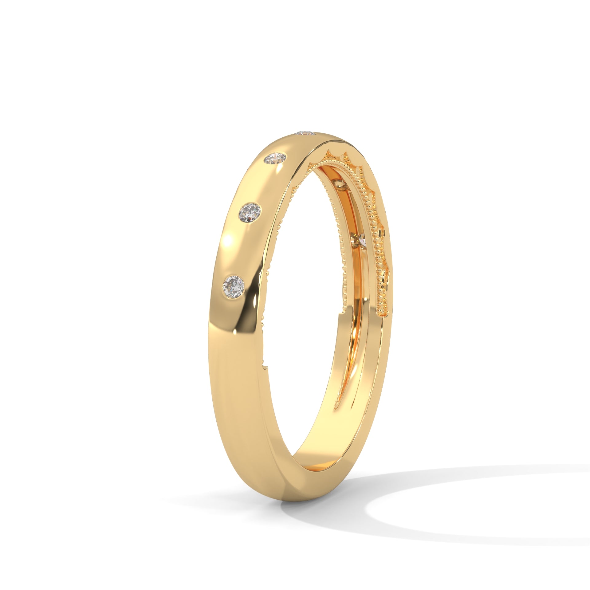 The Subtle Spark 0.10 CTW Round-Cut Diamond Ladies' Ring | 14K/18K Gold