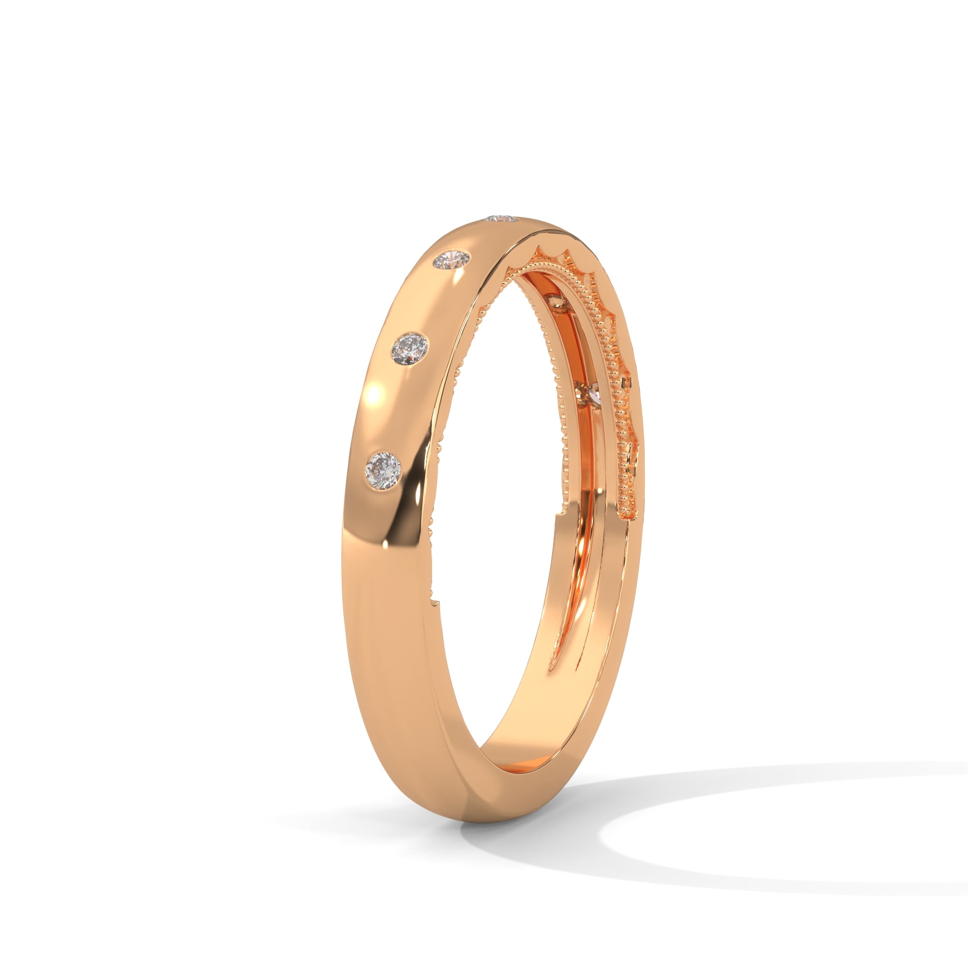 The Subtle Spark 0.10 CTW Round-Cut Diamond Ladies' Ring | 14K/18K Gold