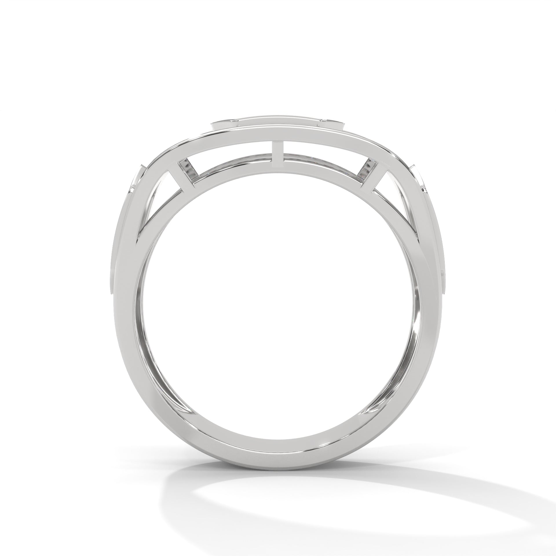 Majestic 1.34 CTW Round Lab-Grown Diamond Statement Men's Ring