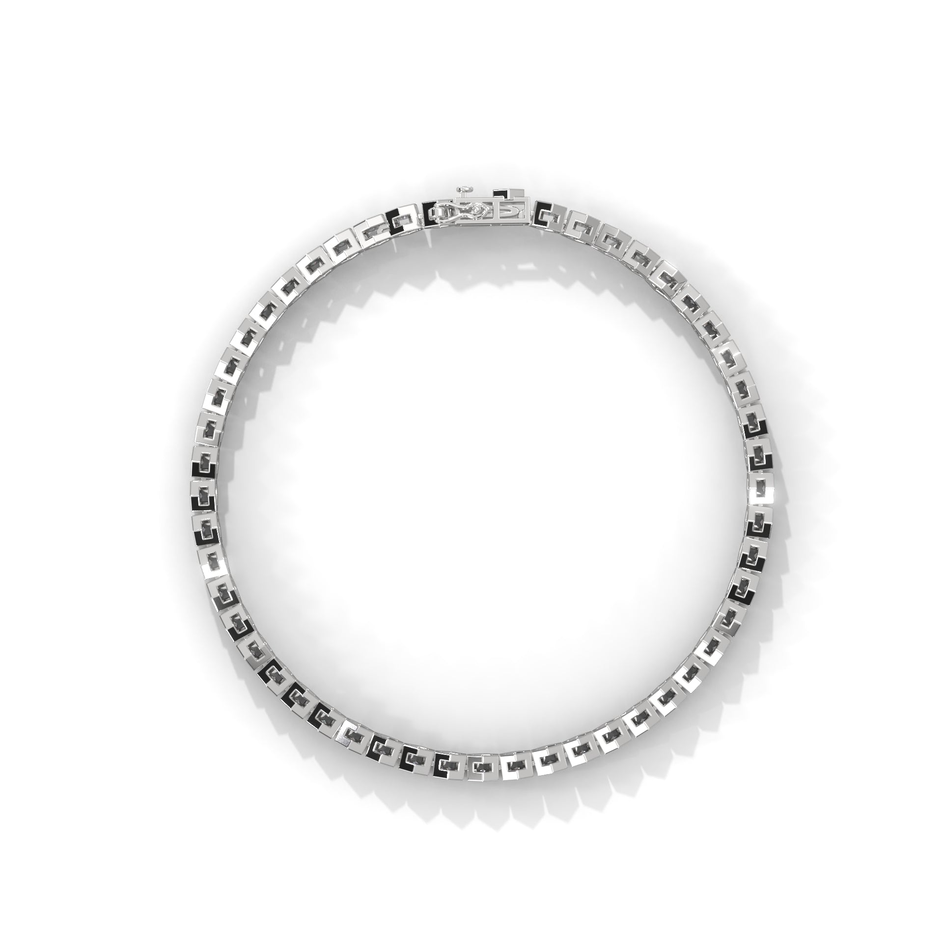 HexaGlow Lab-Grown Diamond Gold Tennis Bracelet | 1.28 CTW