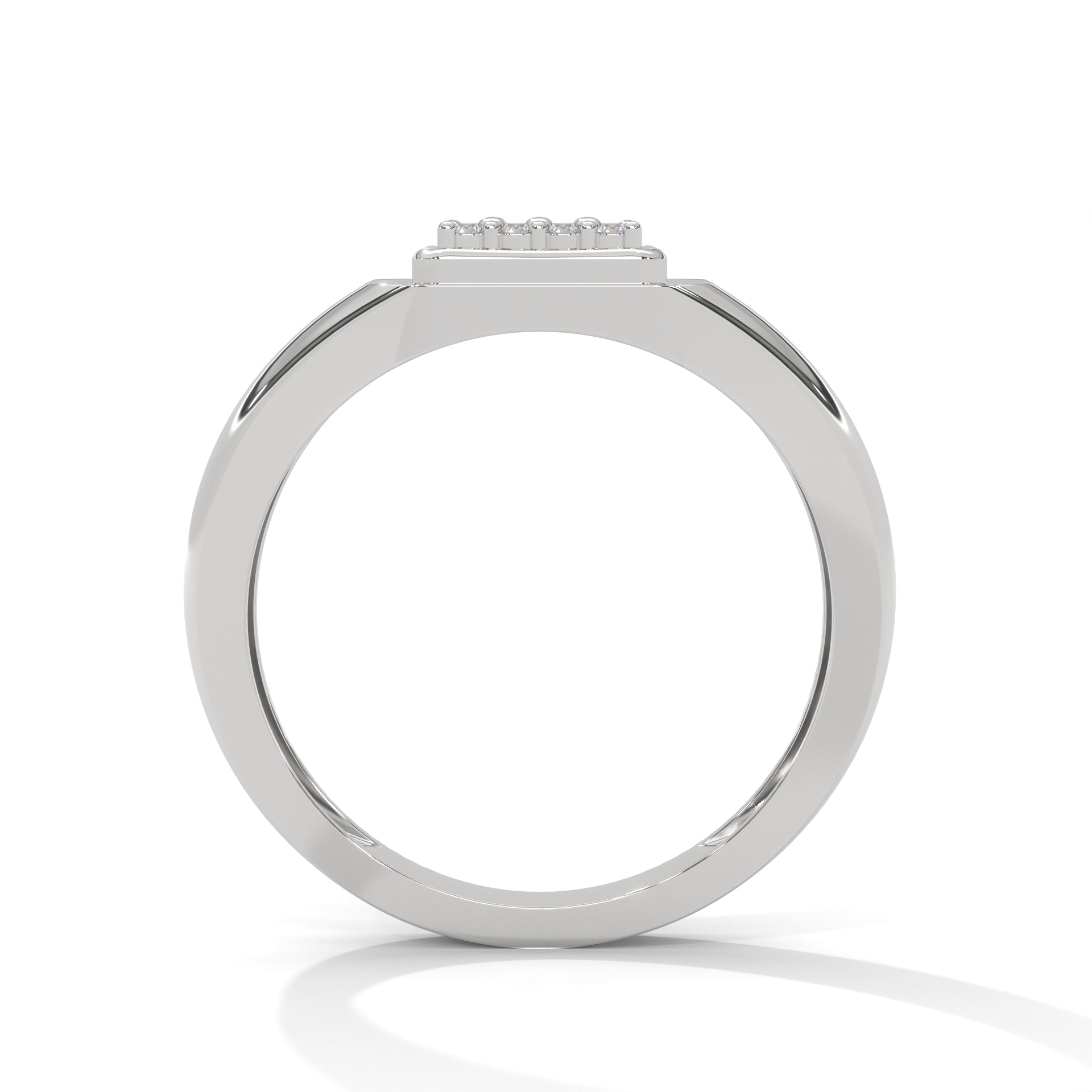 Zenith 0.19 CTW Round Lab-Grown Diamond Classic Men's Ring