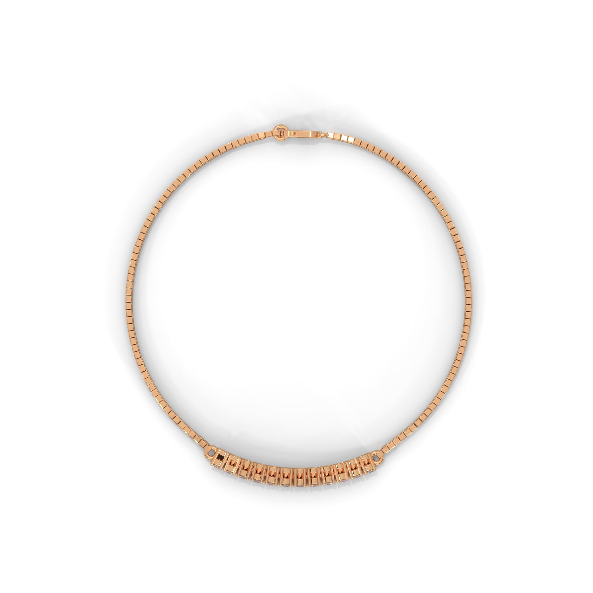 BrilliaBar Round-Cut Lab-Grown Diamond Gold Bracelet | 0.42 CTW