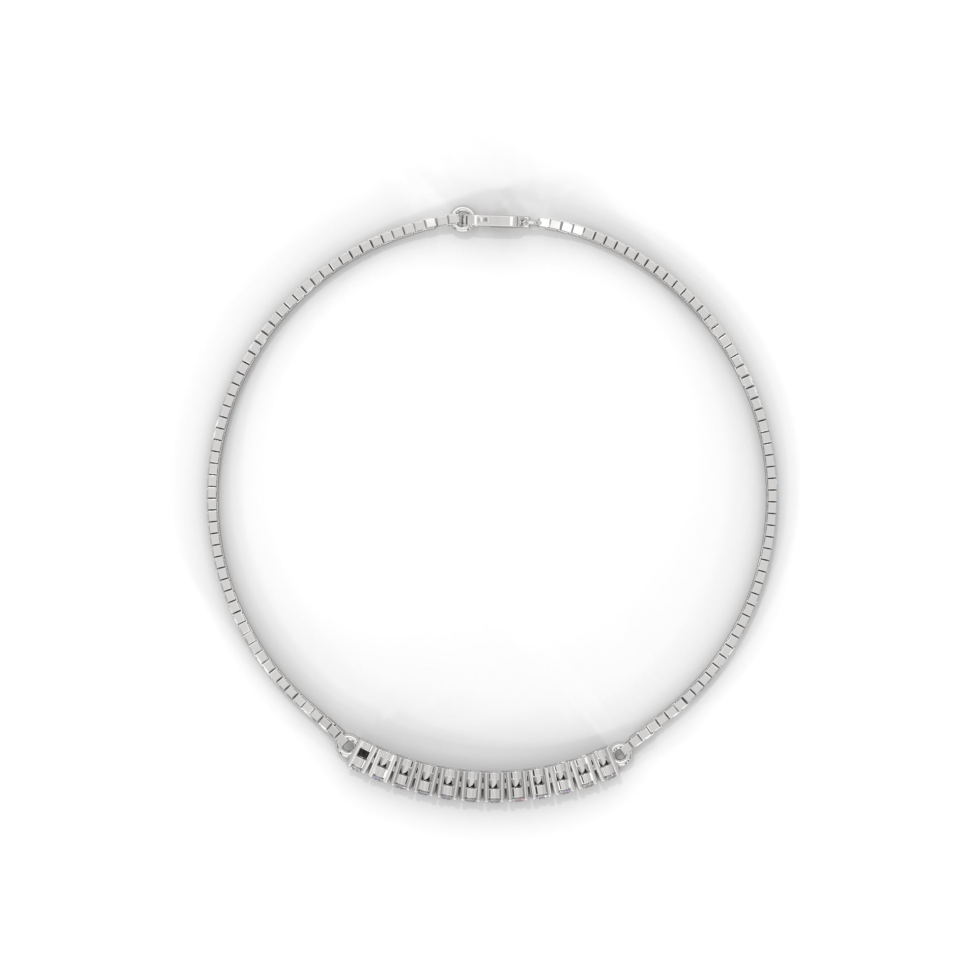 BrilliaBar Round-Cut Lab-Grown Diamond Gold Bracelet | 0.42 CTW