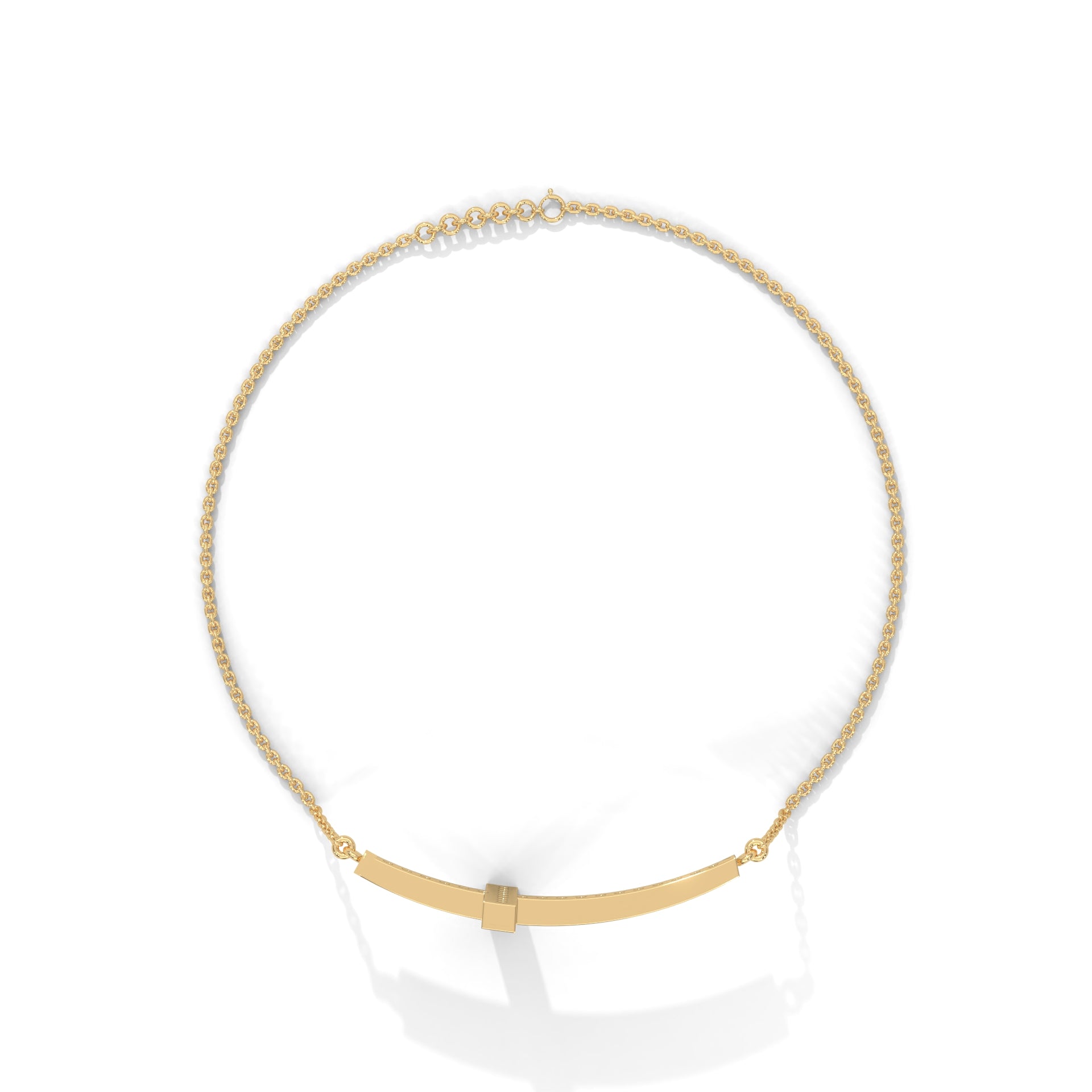 Elegant Round Lab-Grown Diamond Gold Cross Bracelet | 0.36 CTW