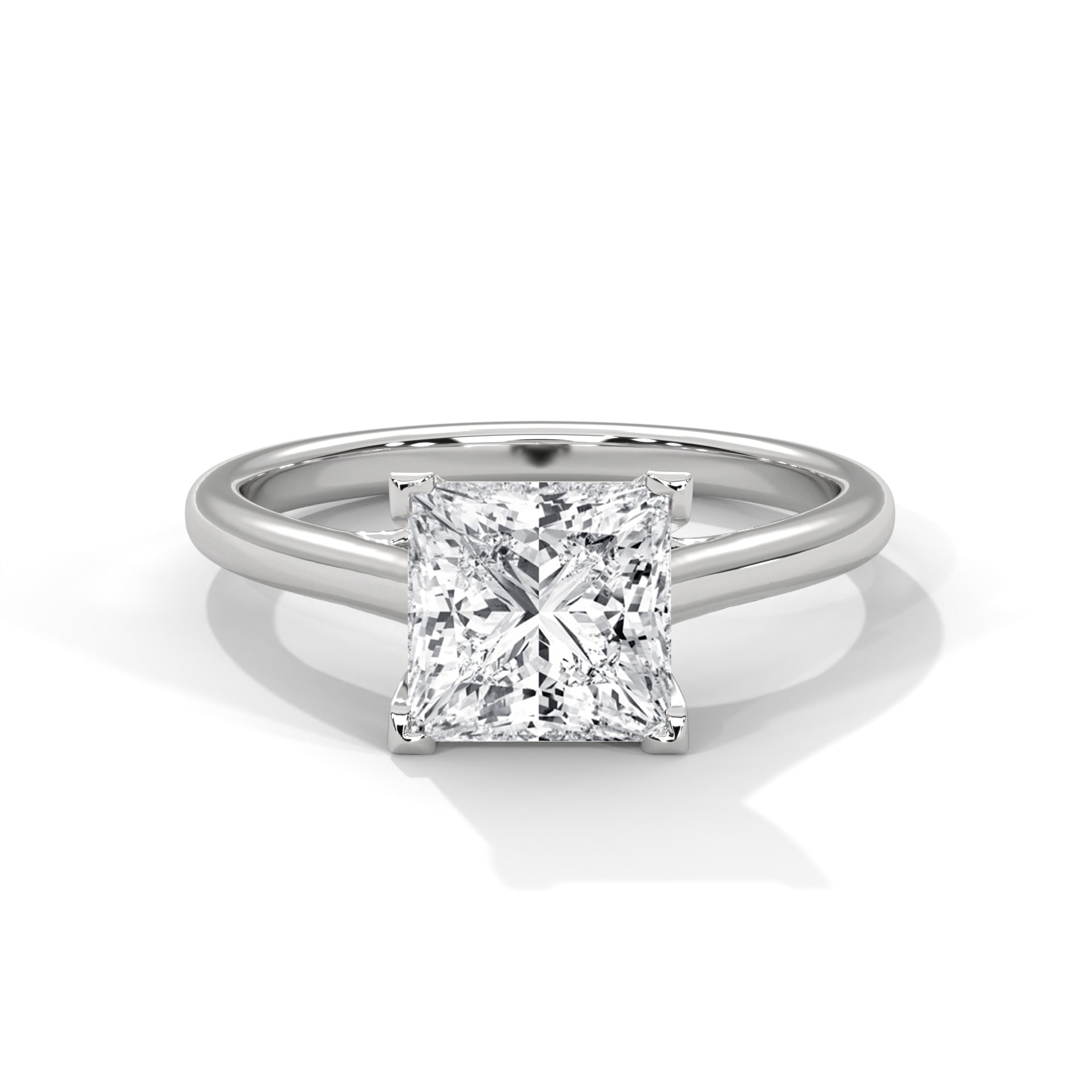 Elegance Timeless 1.5 CT Princess Lab-Grown Diamond Ring