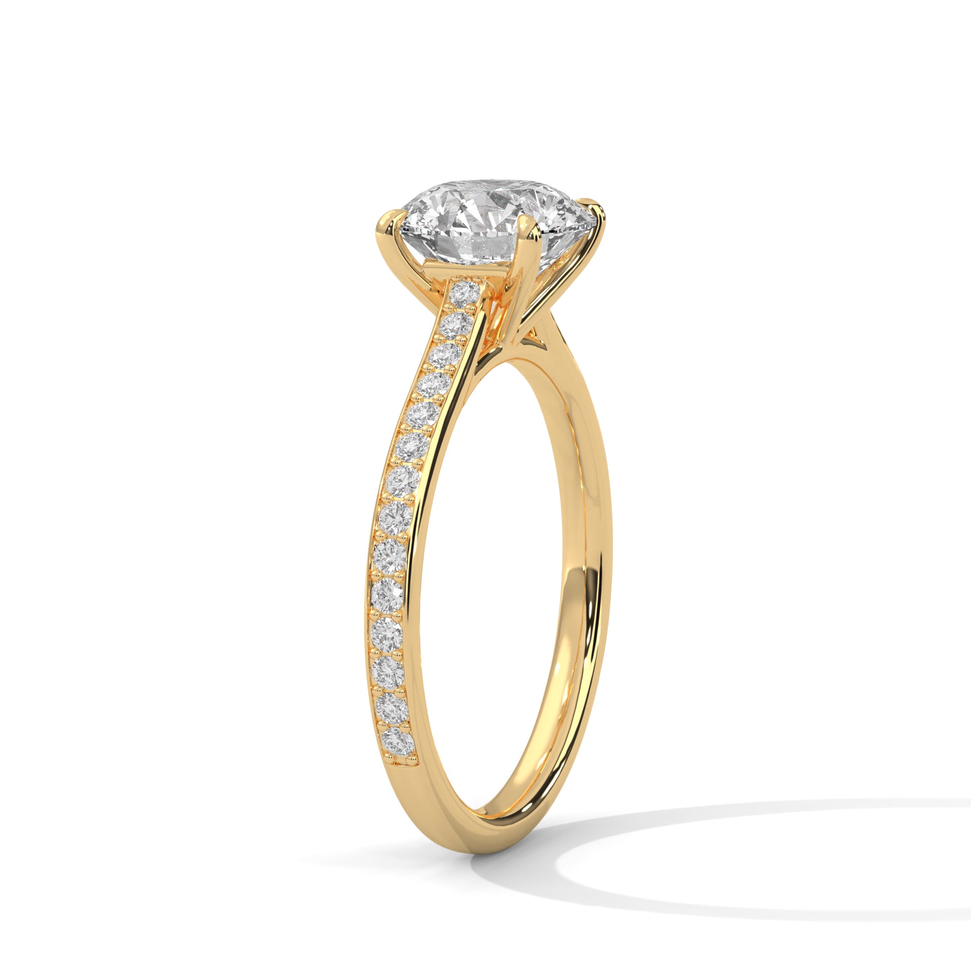 Eternal Glow Cushion-Cut Lab Diamond Engagement Ring | 2.26 CTW