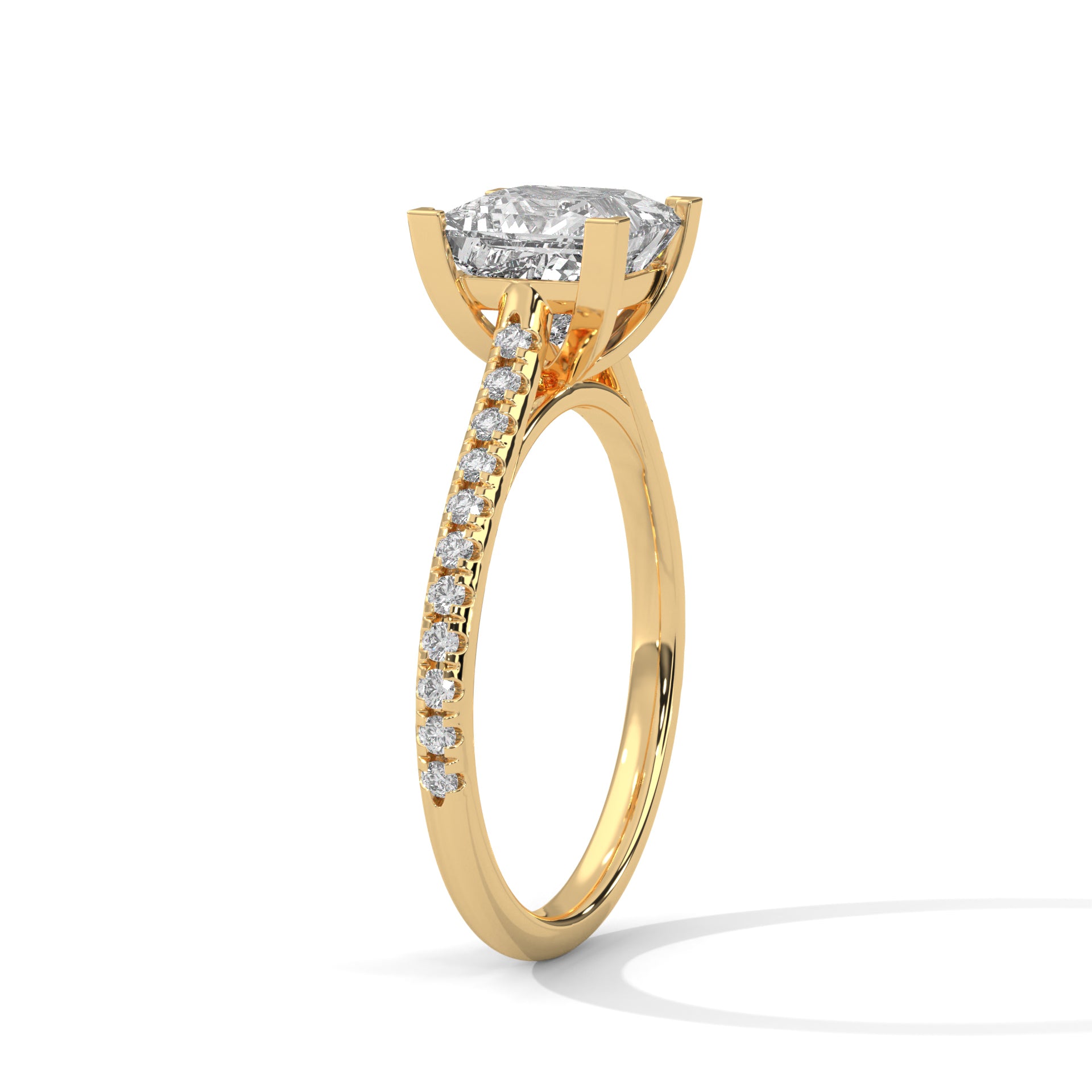 Regal 2.22 CTW Princess Cut Diamond Engagement Ring | E VS1