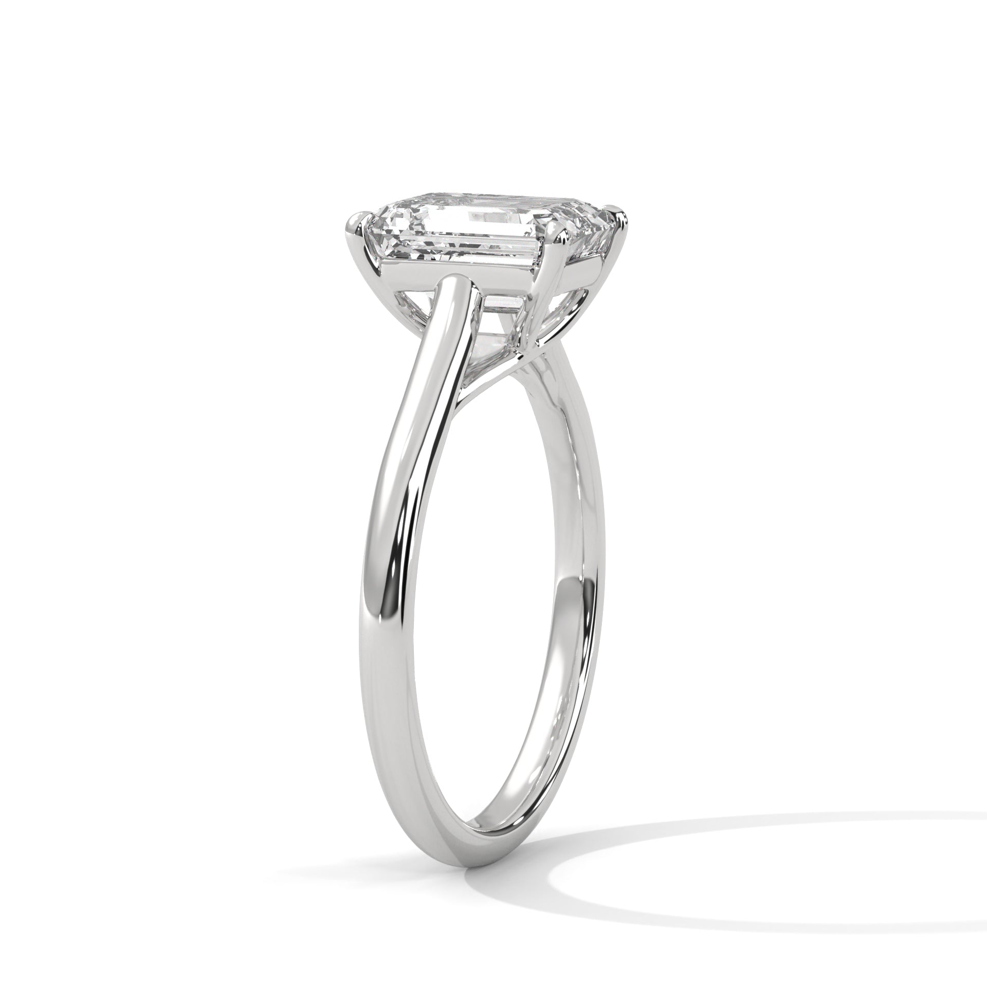Celeste 2 CT Cushion Diamond Solitaire Engagement Ring | 14K & 18K Gold