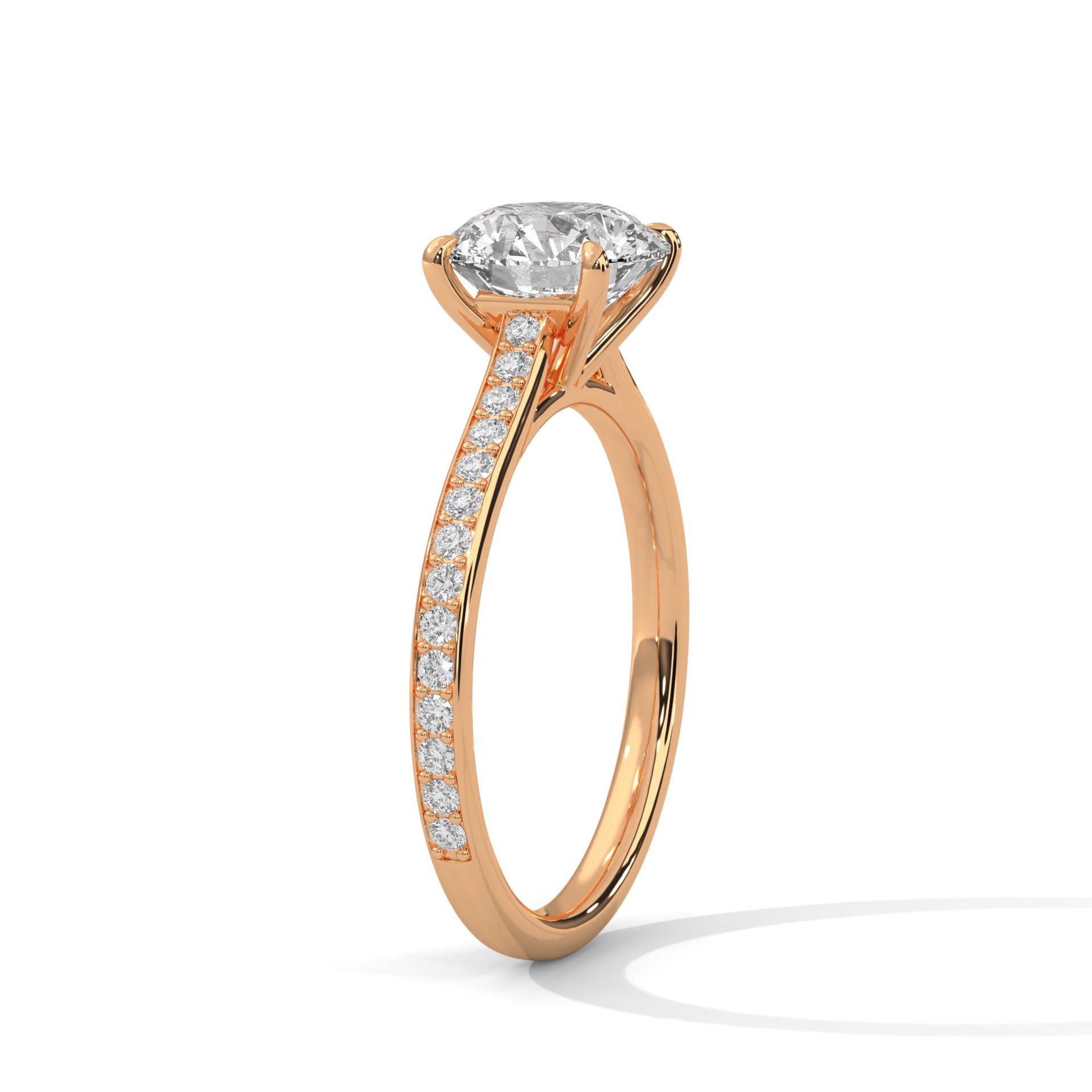 Eternal Glow Cushion-Cut Lab Diamond Engagement Ring | 2.26 CTW