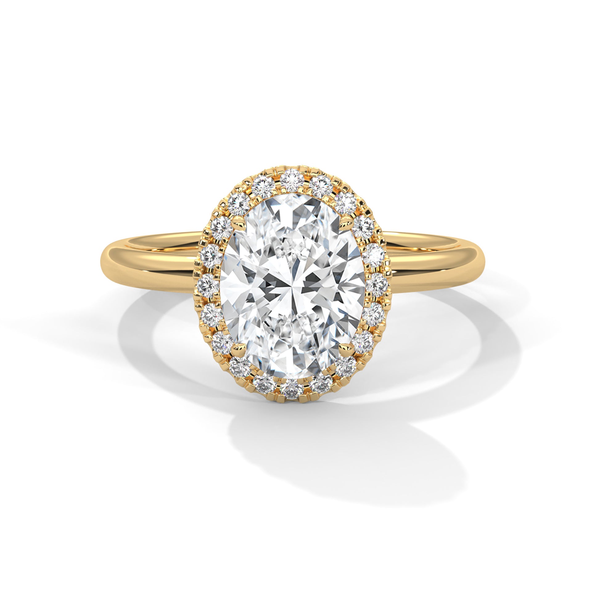 Felina 1.5ct Cushion Lab-Grown Diamond Pave Engagement Ring | 1.66 CTW