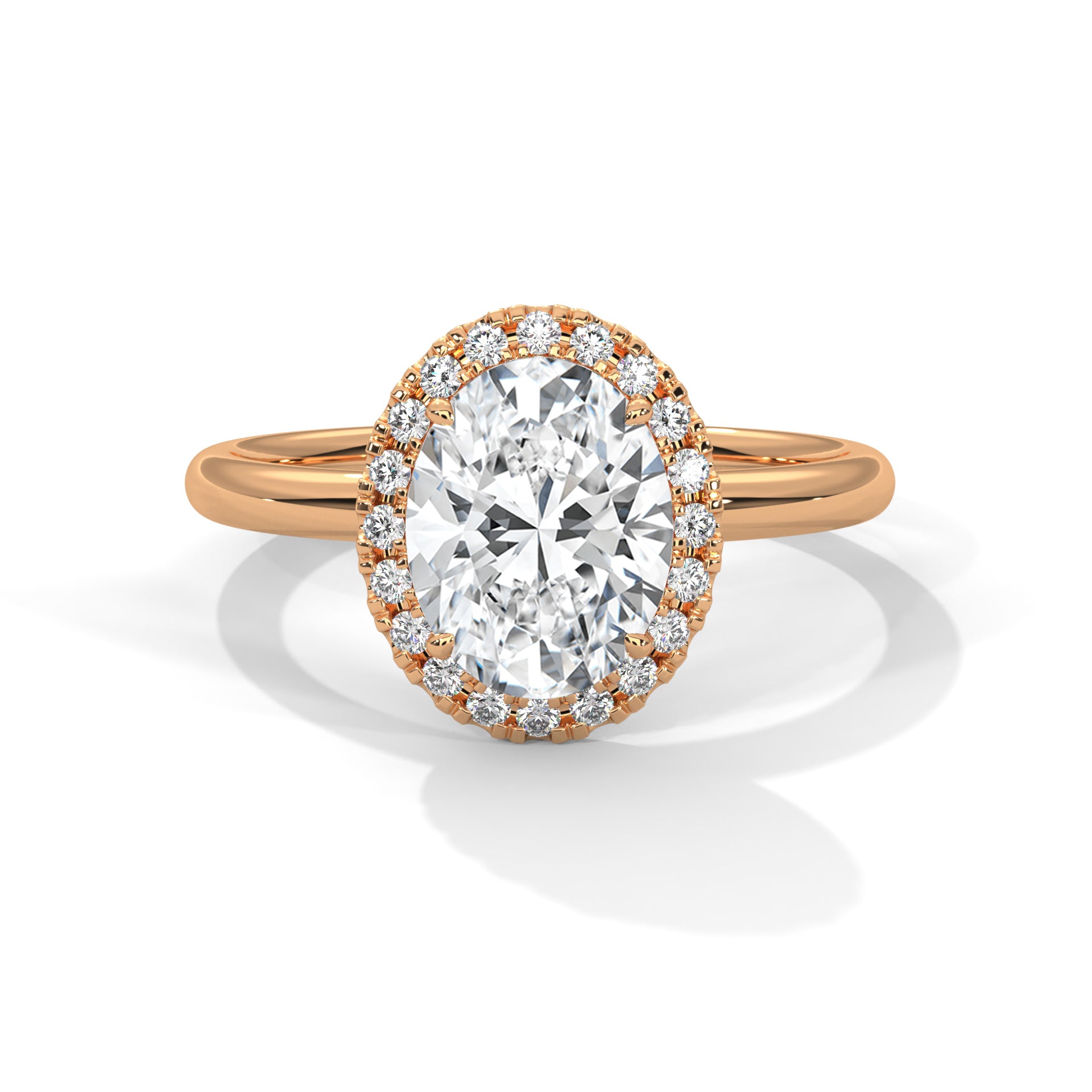 Felina 1.5ct Cushion Lab-Grown Diamond Pave Engagement Ring | 1.66 CTW