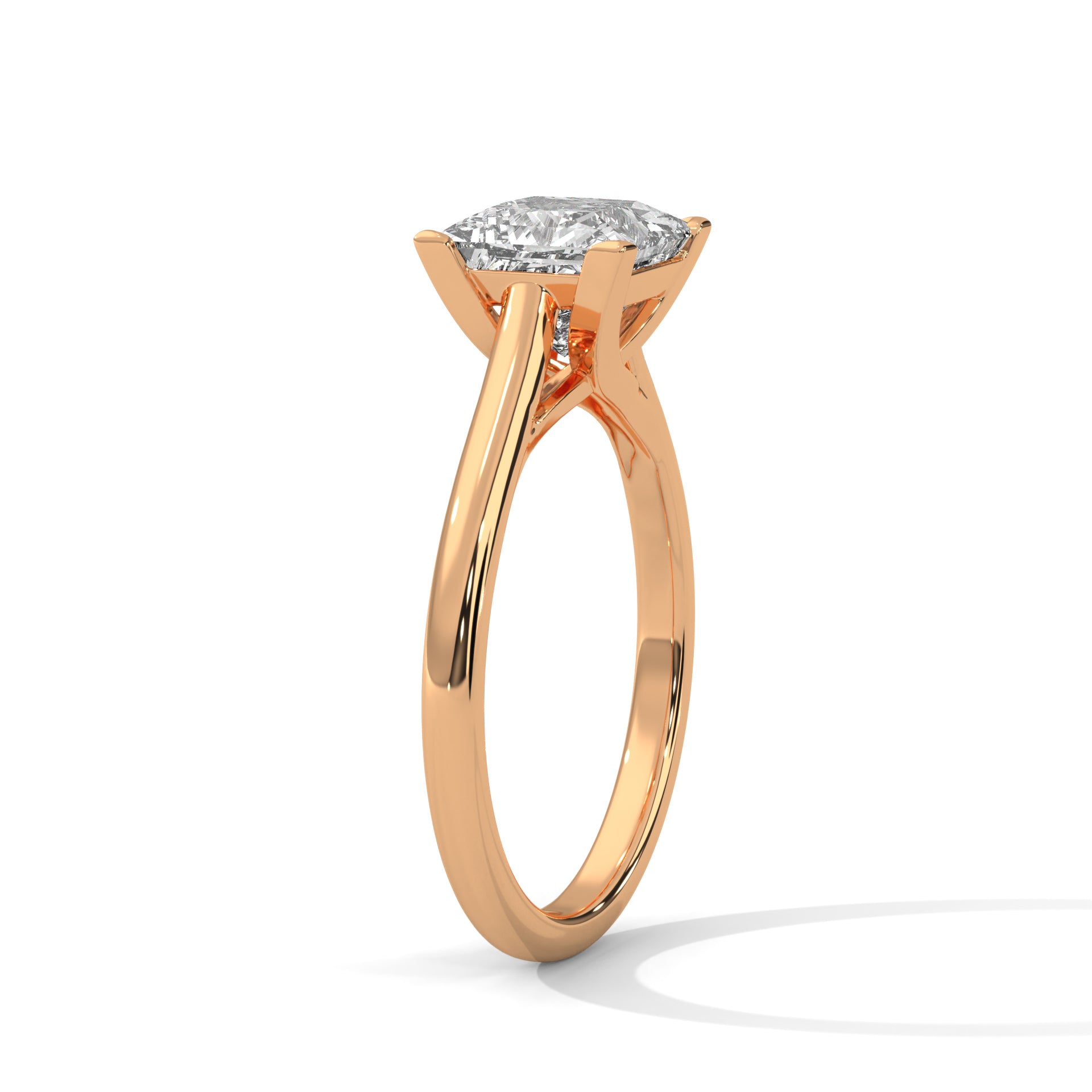 Elegance Timeless 1.5 CT Princess Lab-Grown Diamond Ring