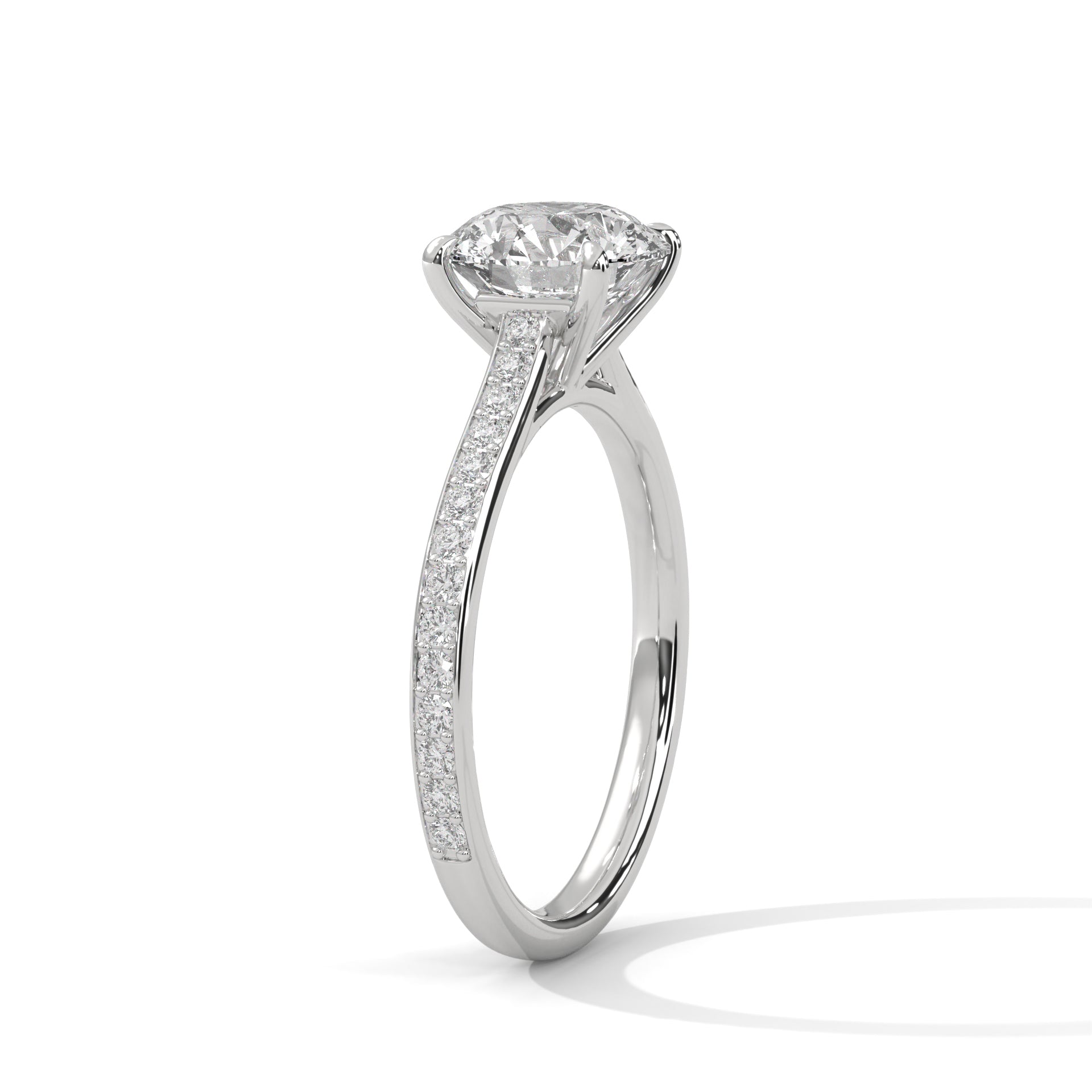 Eternal Glow Cushion-Cut Lab Diamond Engagement Ring | 2.26 CTW