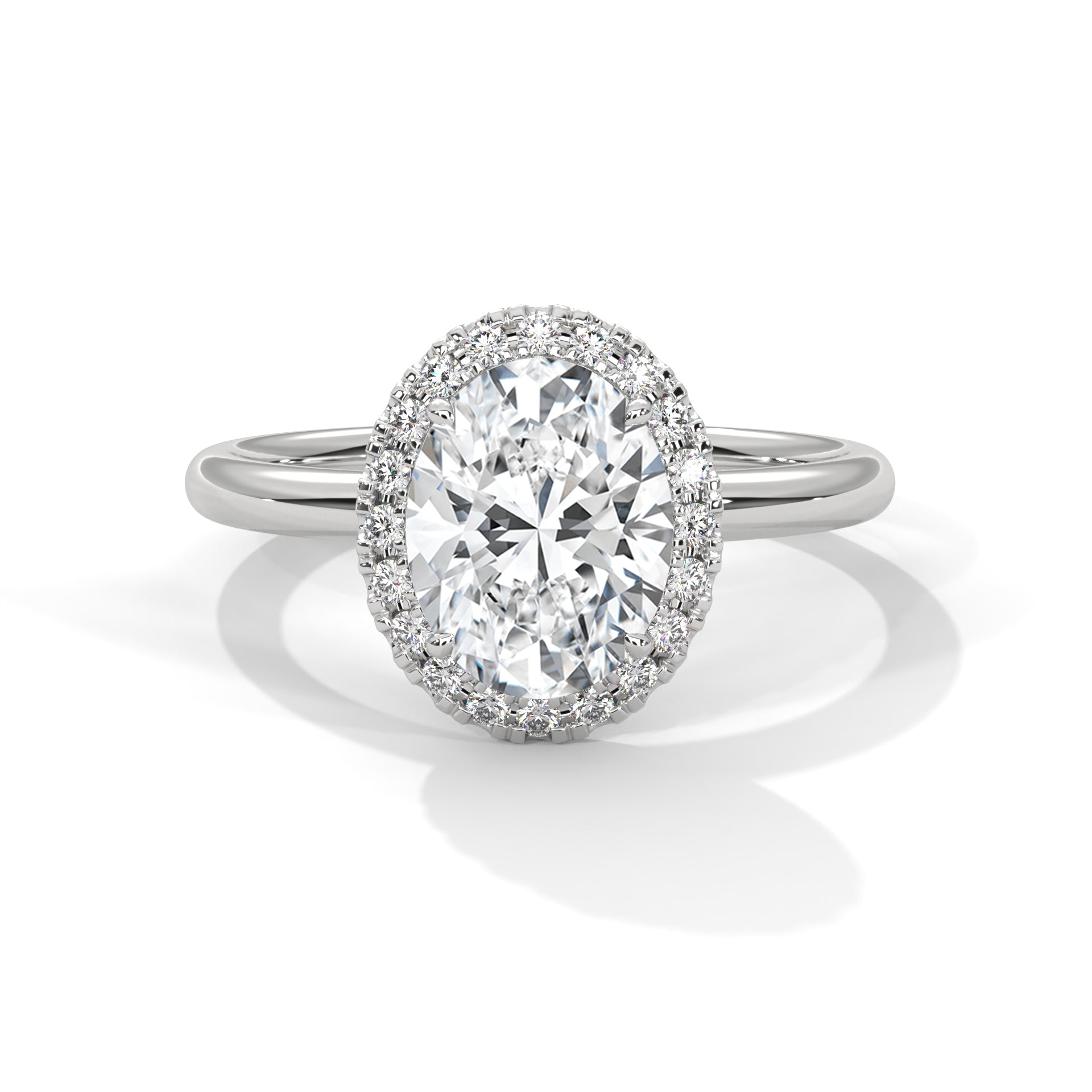 Felina 1.5ct Cushion Lab-Grown Diamond Pave Engagement Ring | 1.66 CTW