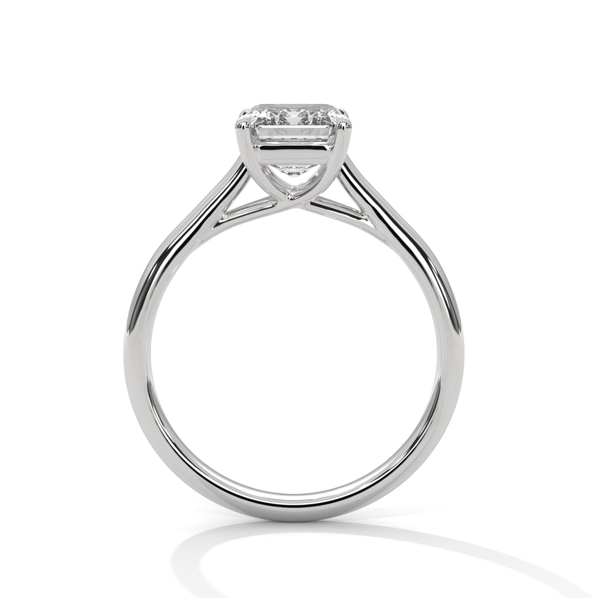 Celeste 2 CT Cushion Diamond Solitaire Engagement Ring | 14K & 18K Gold