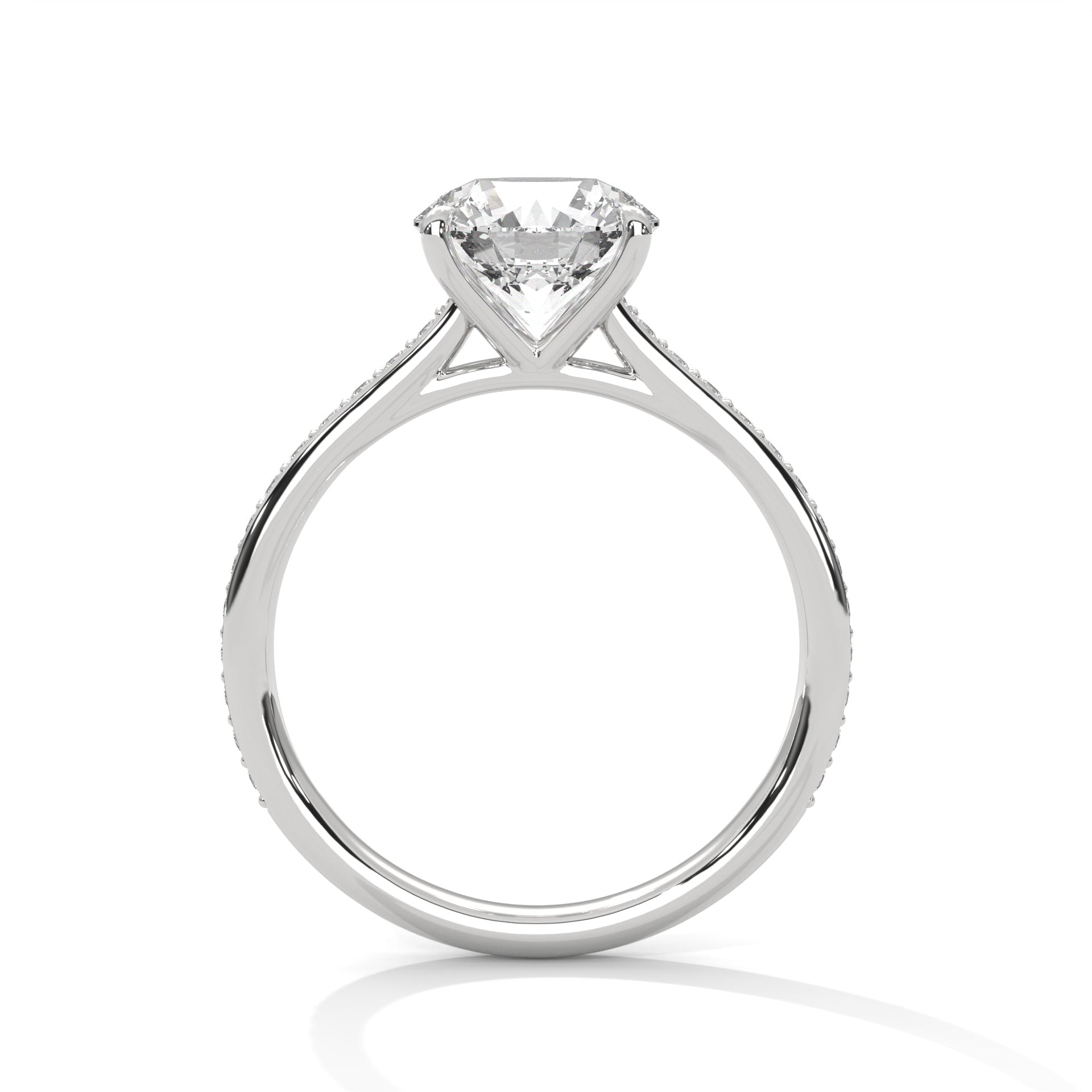Eternal Glow Cushion-Cut Lab Diamond Engagement Ring | 2.26 CTW