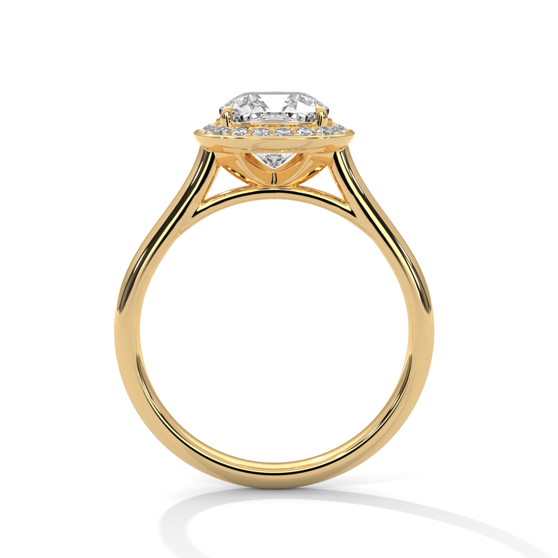 Regal Halo 3CT Cushion Lab-Grown Diamond Engagement Ring | 3.16 CTW
