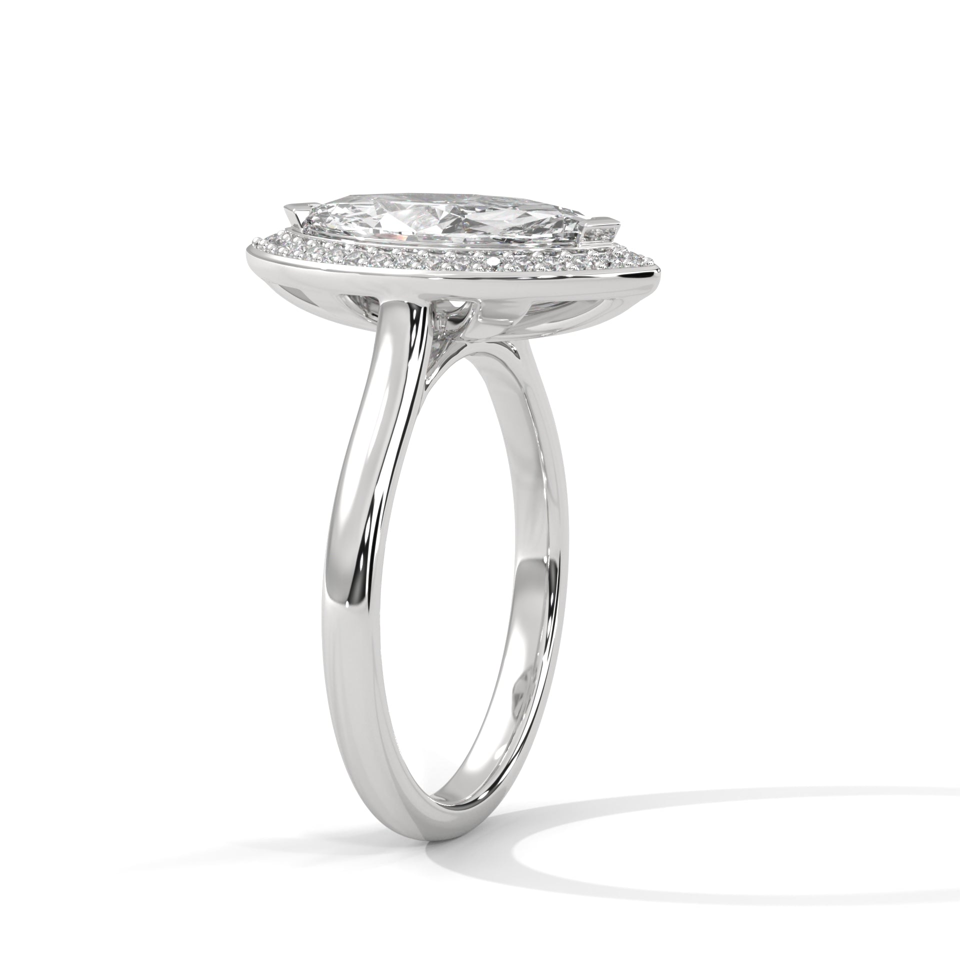 Celestial Marquise 3 CT Double Halo Lab Grown Diamond Ring | 3.16 CTW
