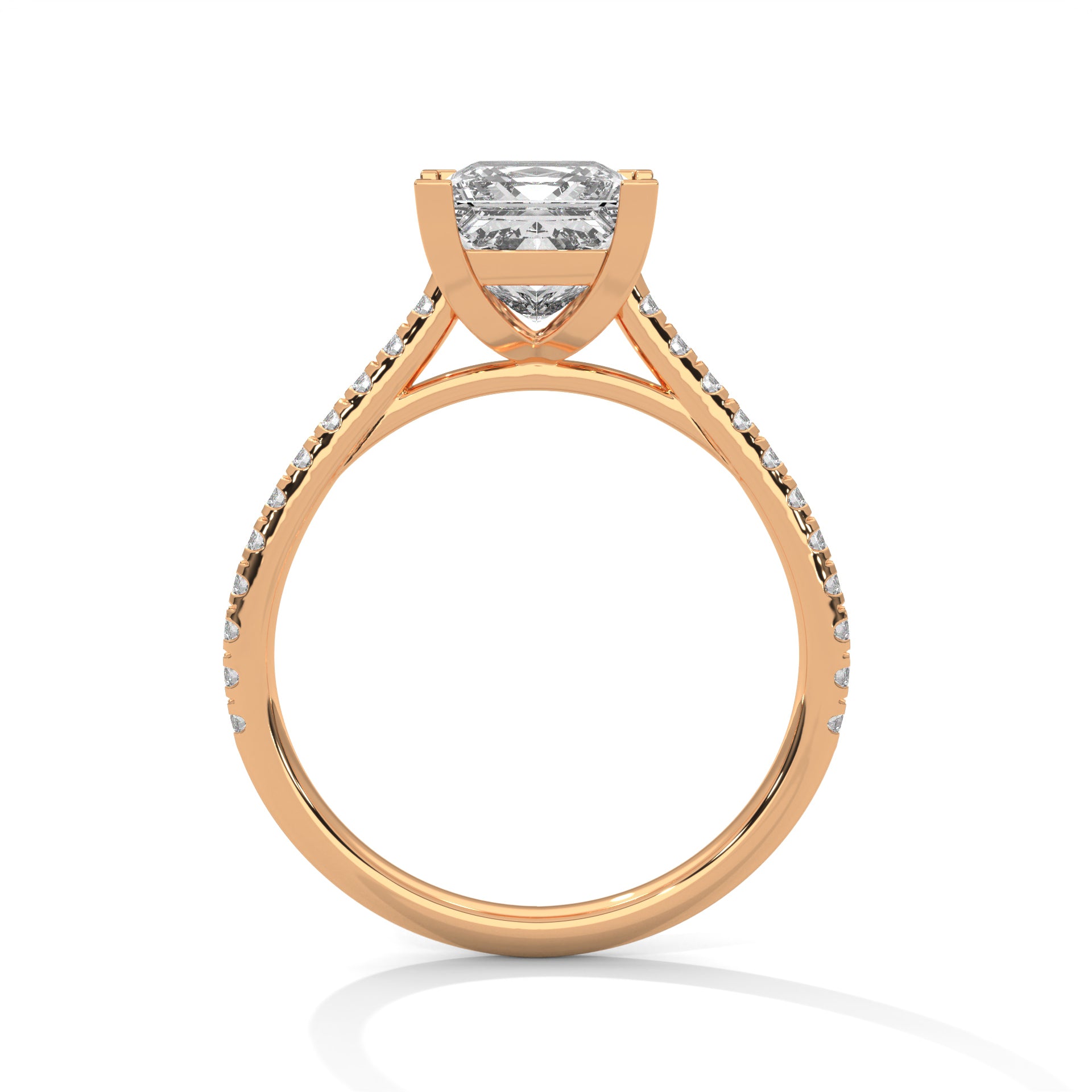 Regal 2.22 CTW Princess Cut Diamond Engagement Ring | E VS1