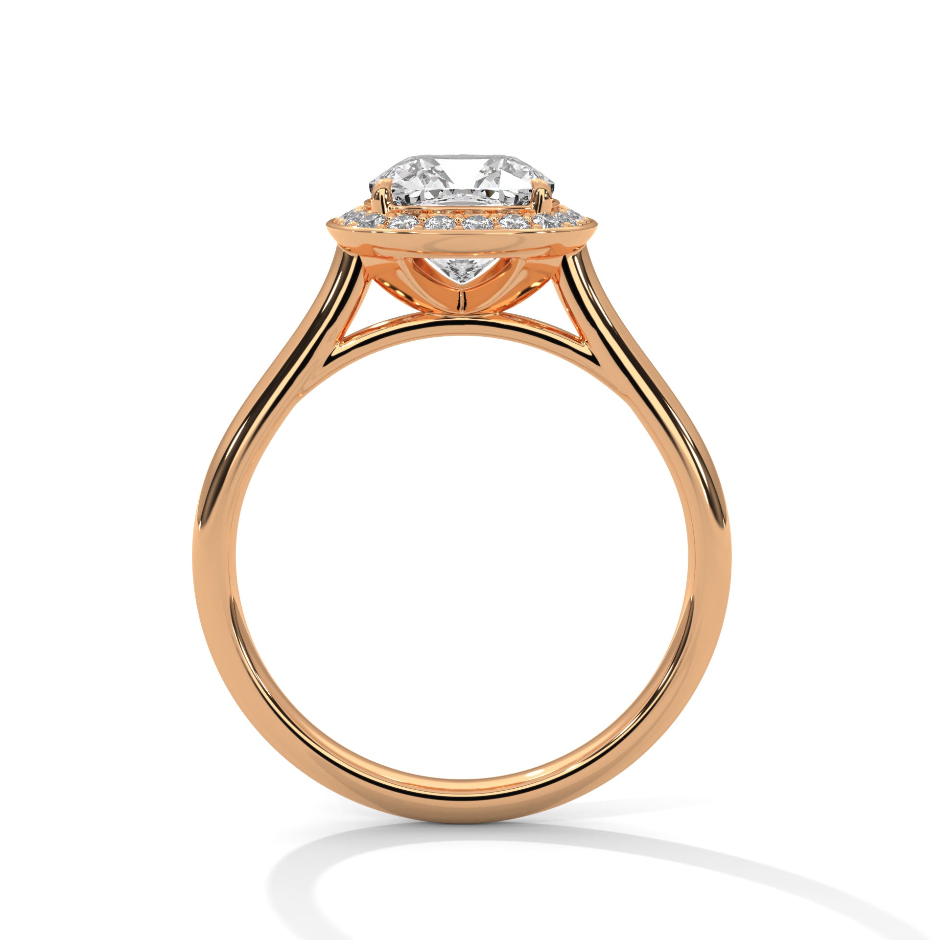 Regal Halo 3CT Cushion Lab-Grown Diamond Engagement Ring | 3.16 CTW
