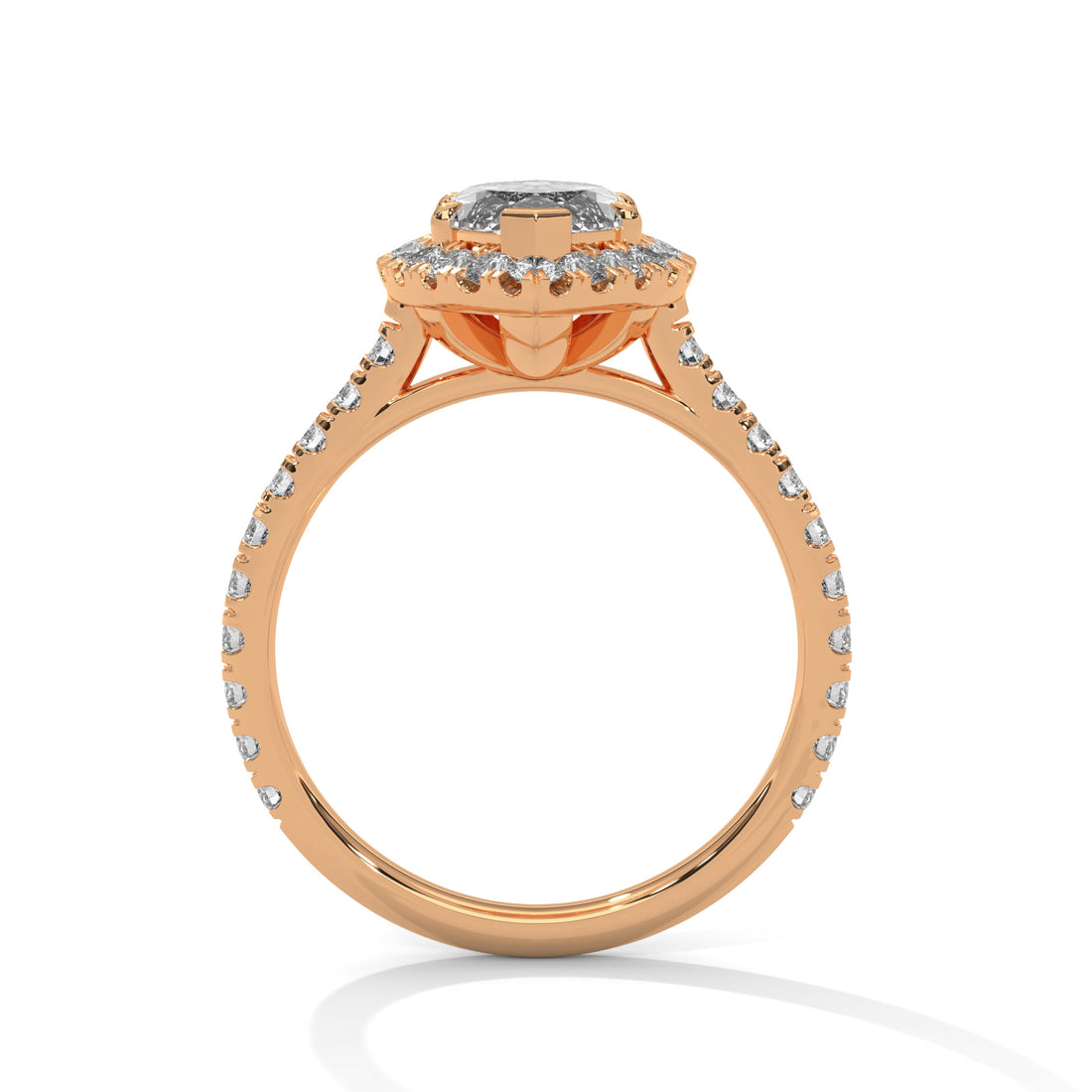 Majestic Halo 3 CT Marquise-Cut Lab Grown Diamond Ring | 3.72 CTW